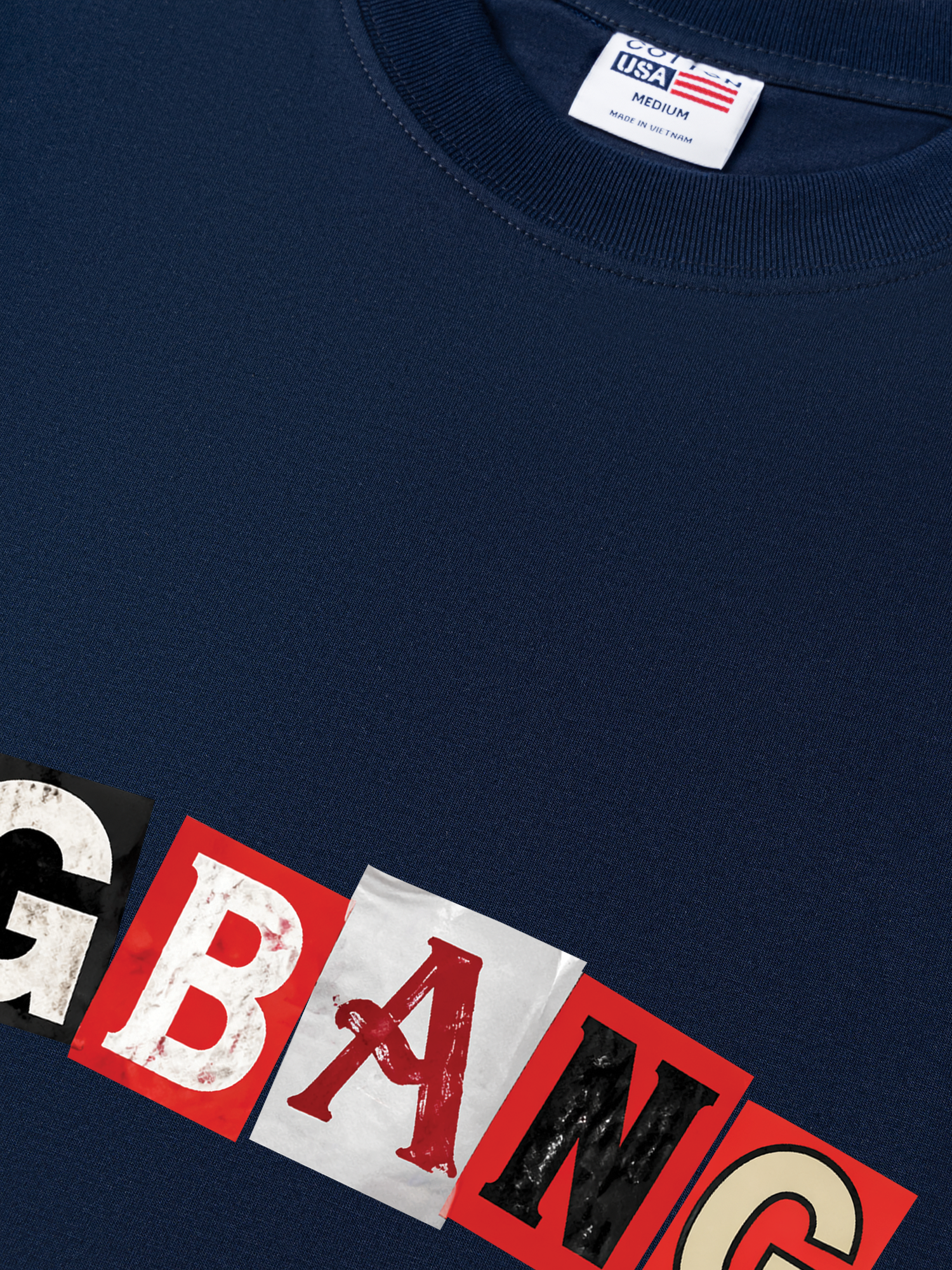 Áo Thun Relaxed Fit Idol Big Bang Futuristic Chrome Graphic Tee