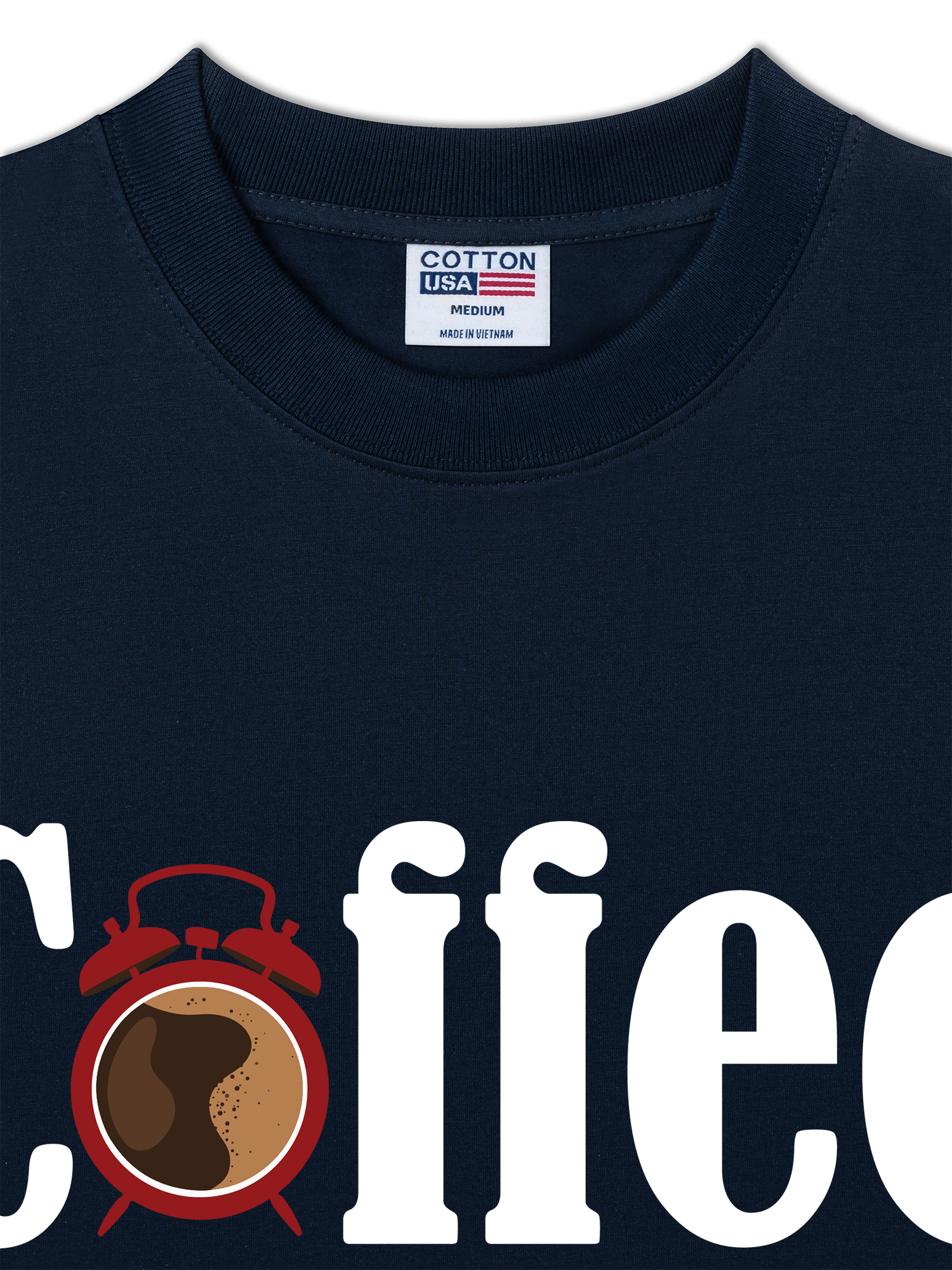 Áo Thun Relaxed Fit Daily Cup Coffe Is My Morning Alarm