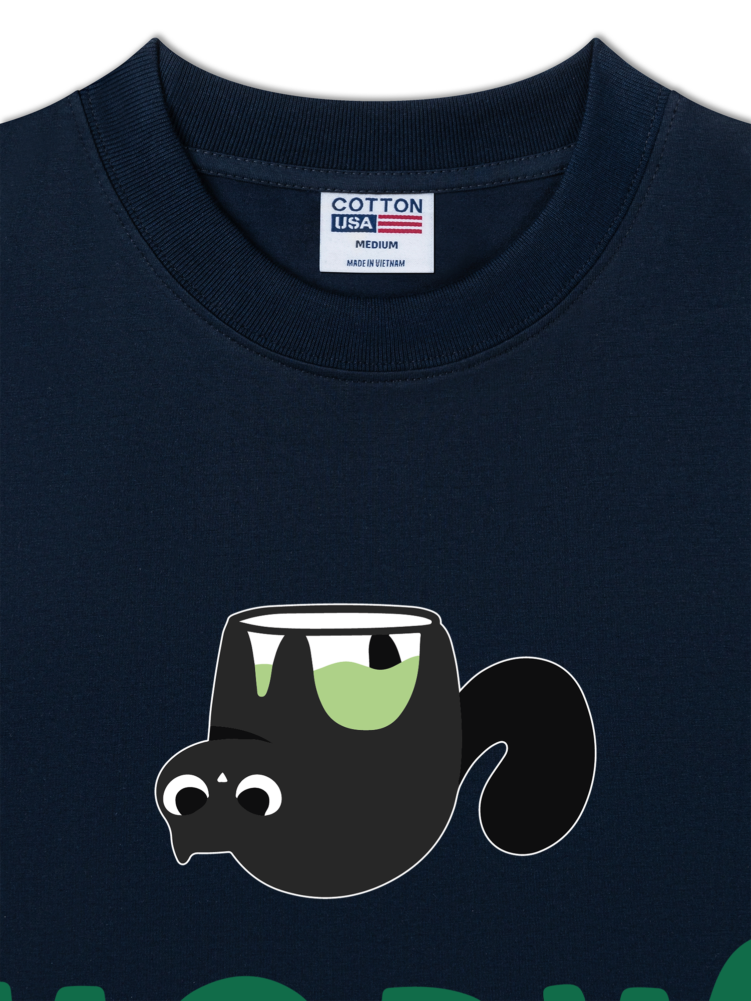 Áo Thun Relaxed Fit Soft Paw Meaw-tcha
