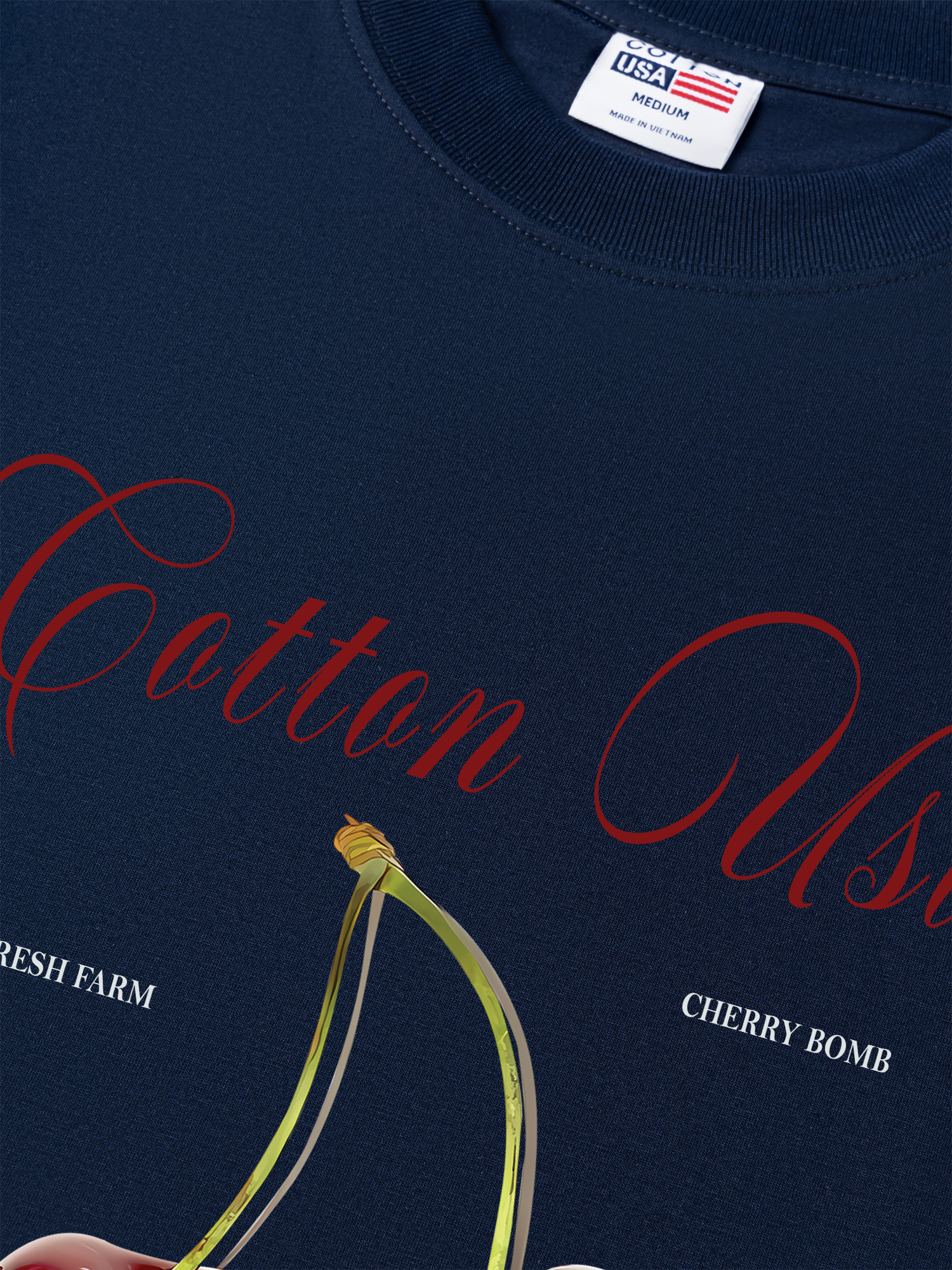 Áo Thun Relaxed Fit Cherry Classic Cherru Club Pink Plaid