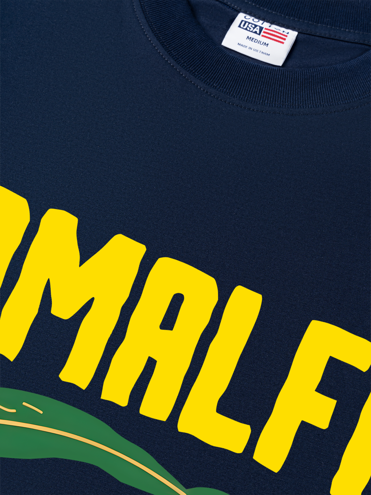 Áo Thun Relaxed Fit Tropical Amafi Lemon