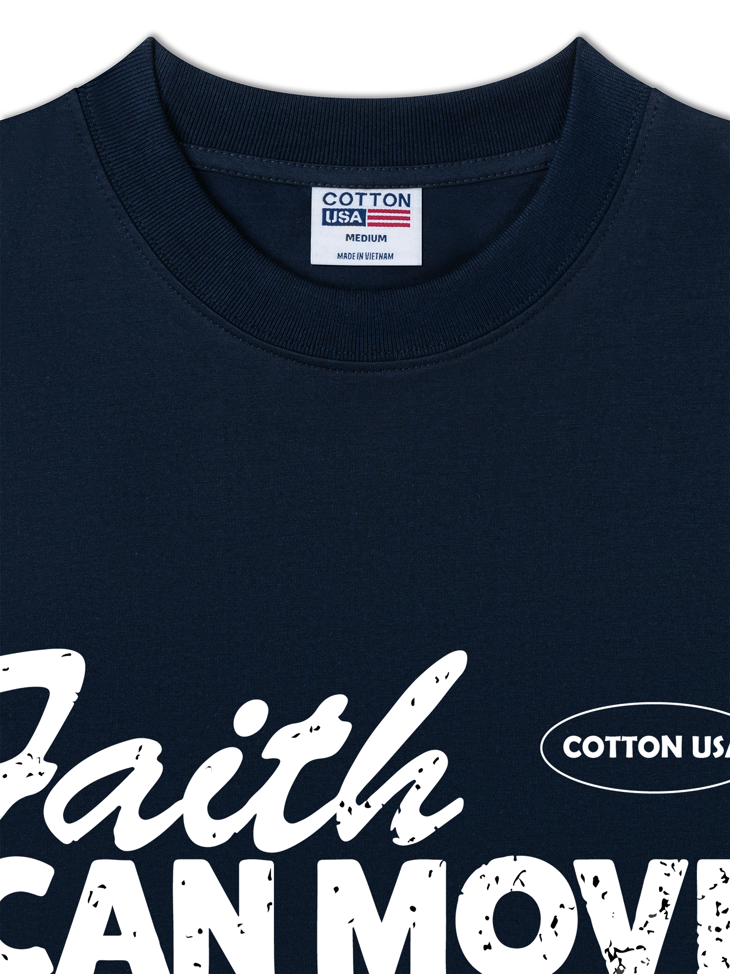Áo Thun Relaxed Fit Adventure Faith Can Move Mountains