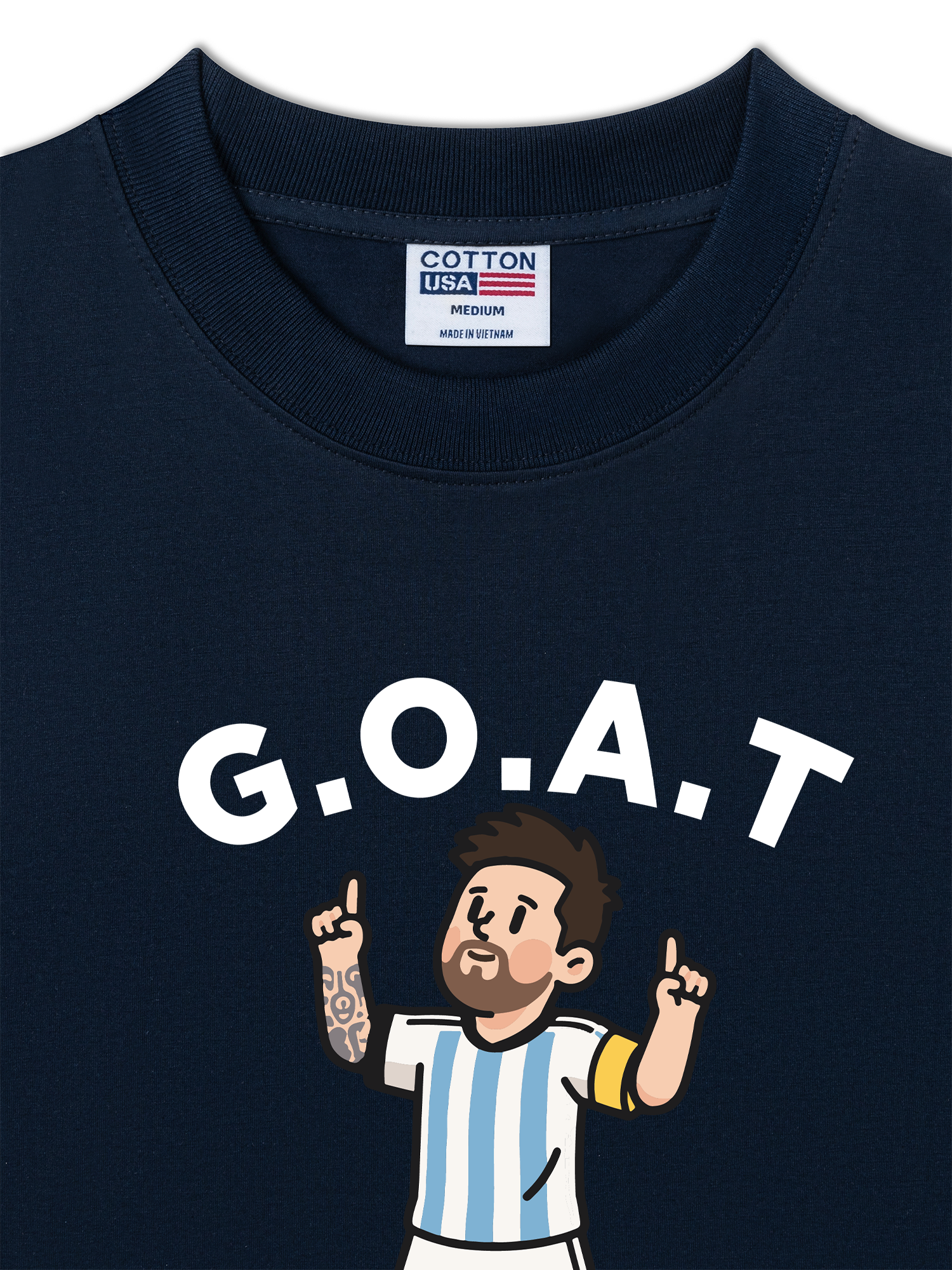 Áo Thun Relaxed Fit Soccer GOAT