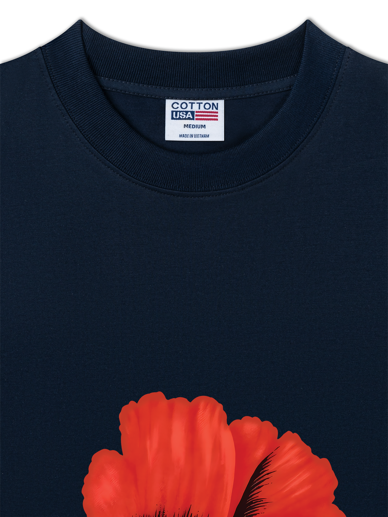 Áo Thun Relaxed Fit Floral Red