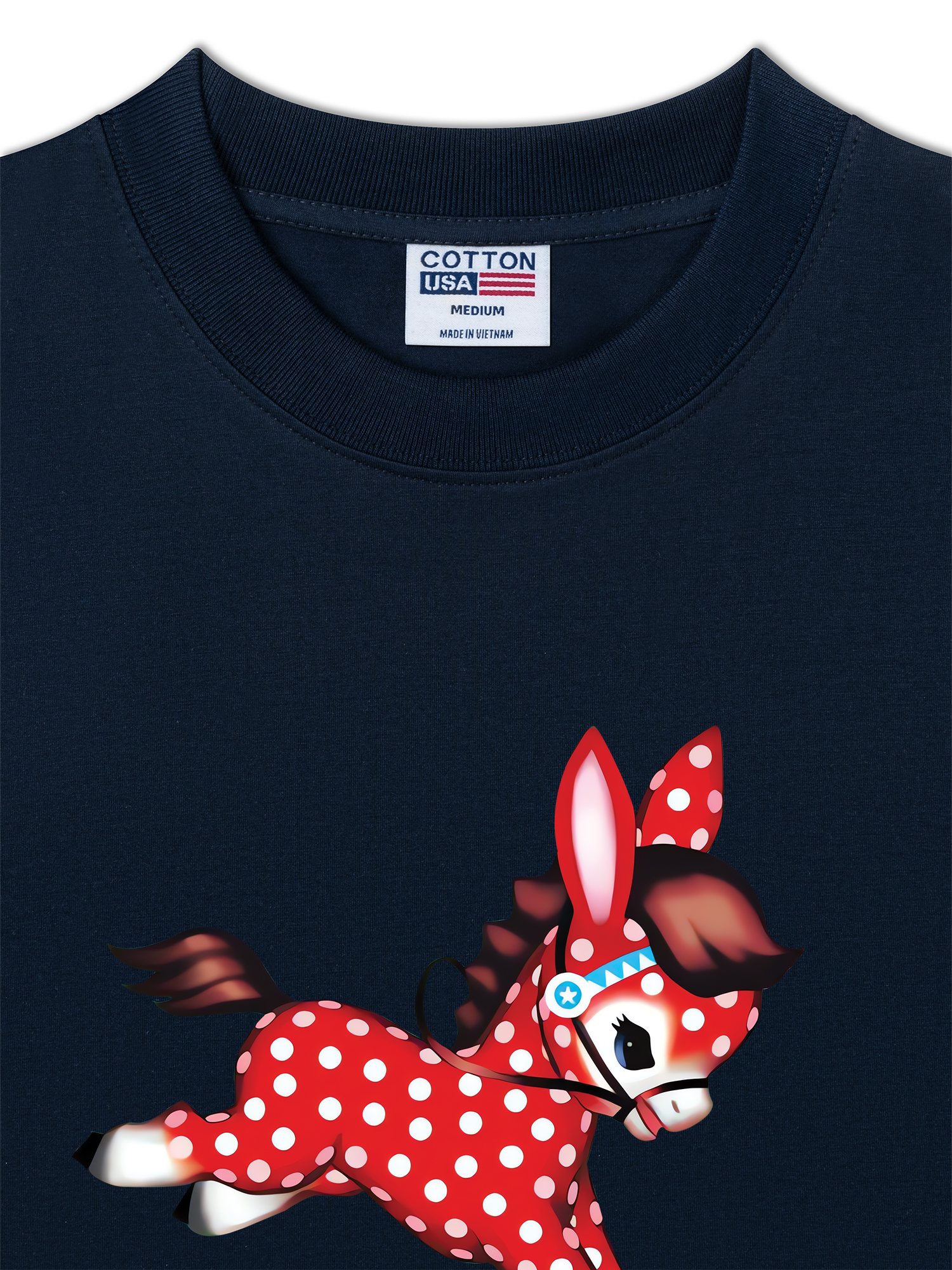 Áo Thun Relaxed Fit Dots Horse