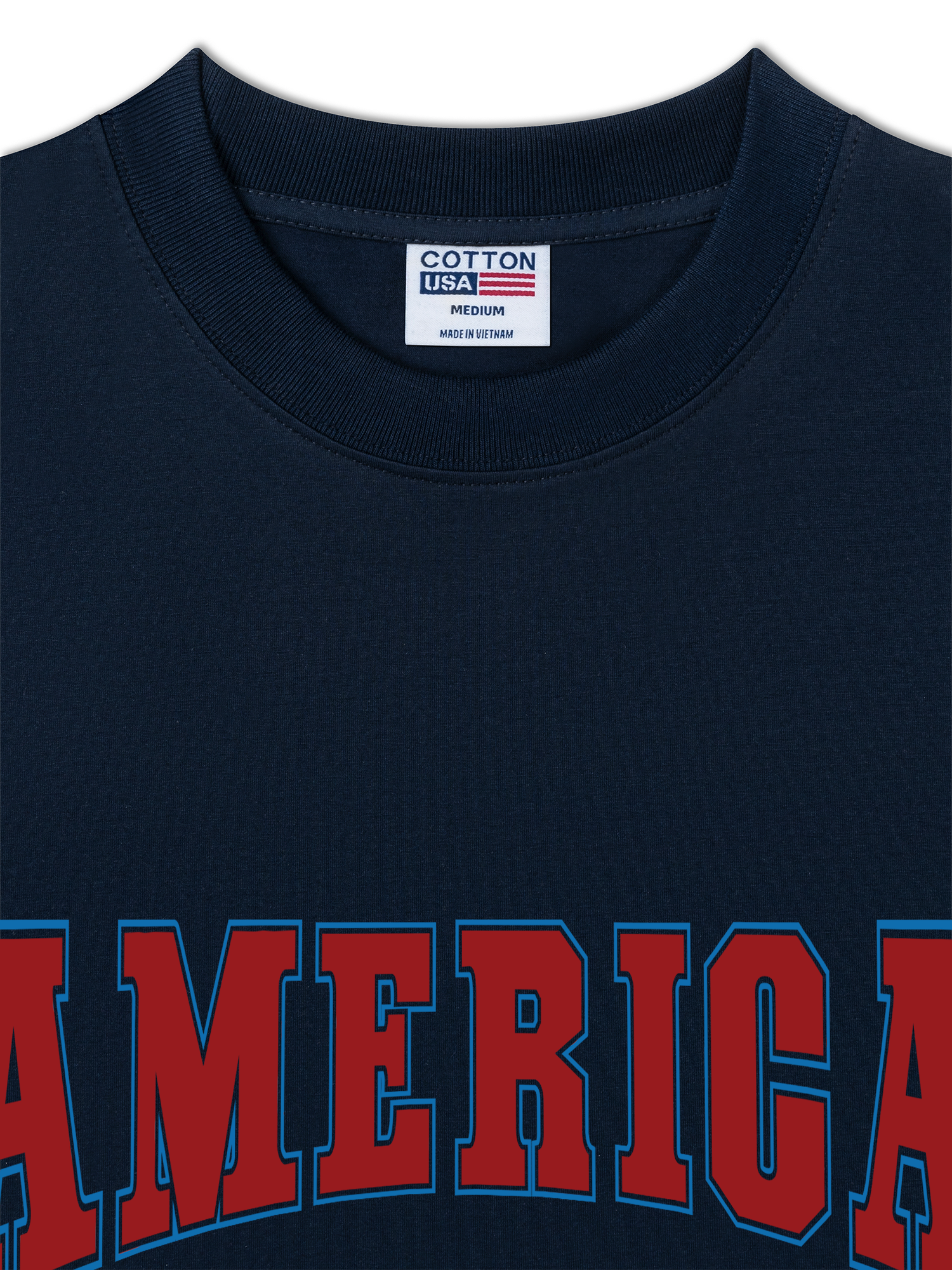 Áo Thun Relaxed Fit USA America Vibes