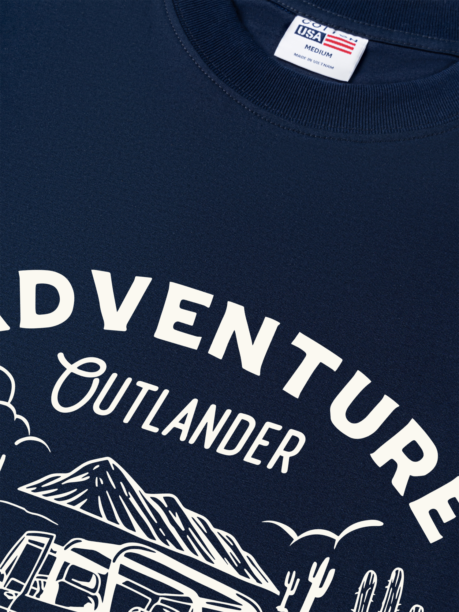 Áo Thun Relaxed Fit Adventure Cutlander Wild Explored