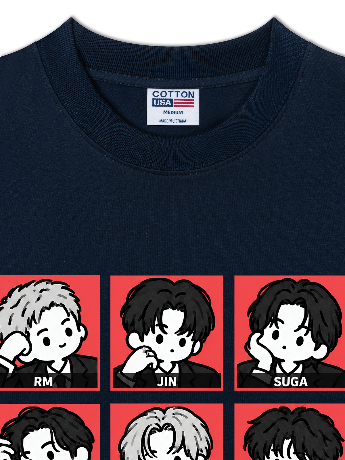 Áo Thun Relaxed Fit Bangtan Boys