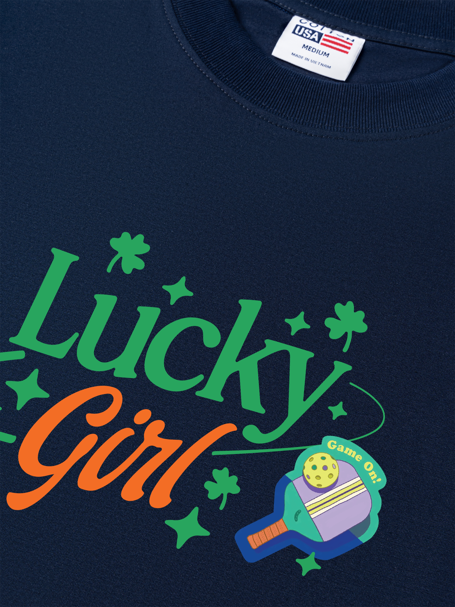 Áo Thun Relaxed Fit Pickleball Lucky Girl