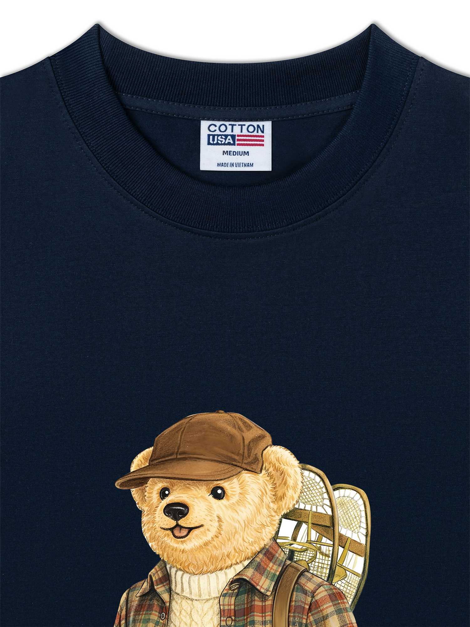 Áo Thun Relaxed Fit Travel Vloger Bear