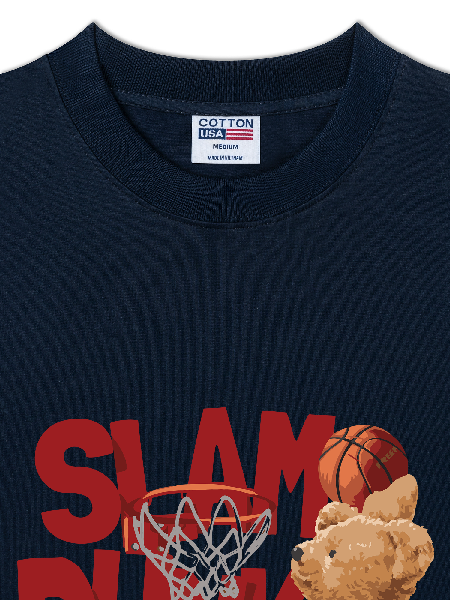 Áo Thun Relaxed Fit Basketball Slam Dunk
