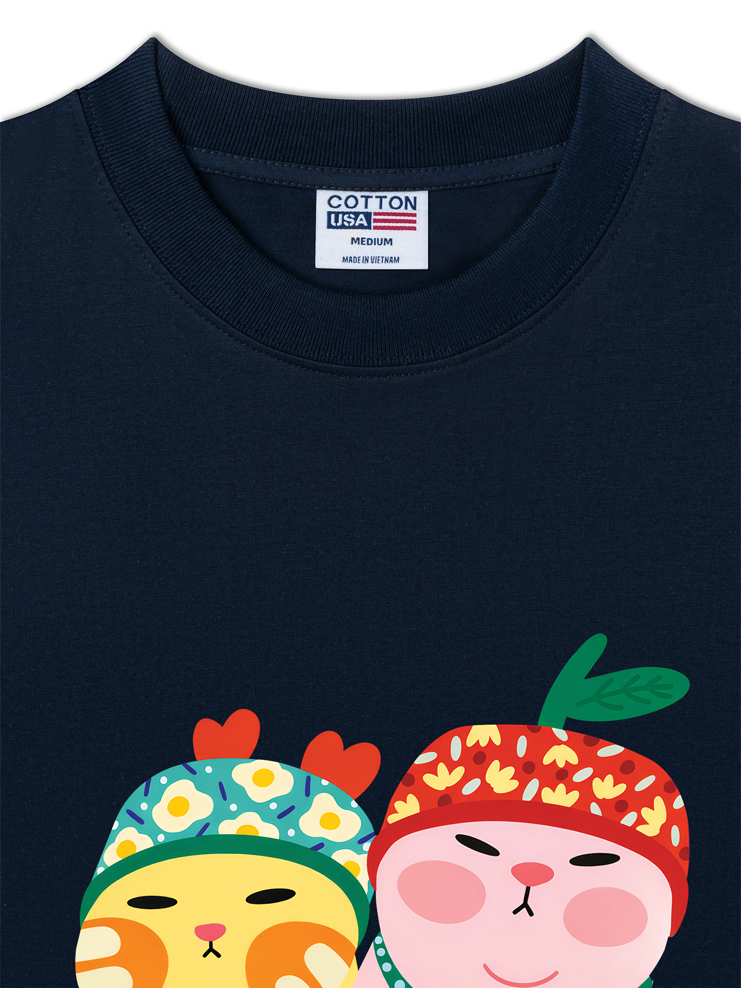 Áo Thun Relaxed Fit Fruit Meow Meow