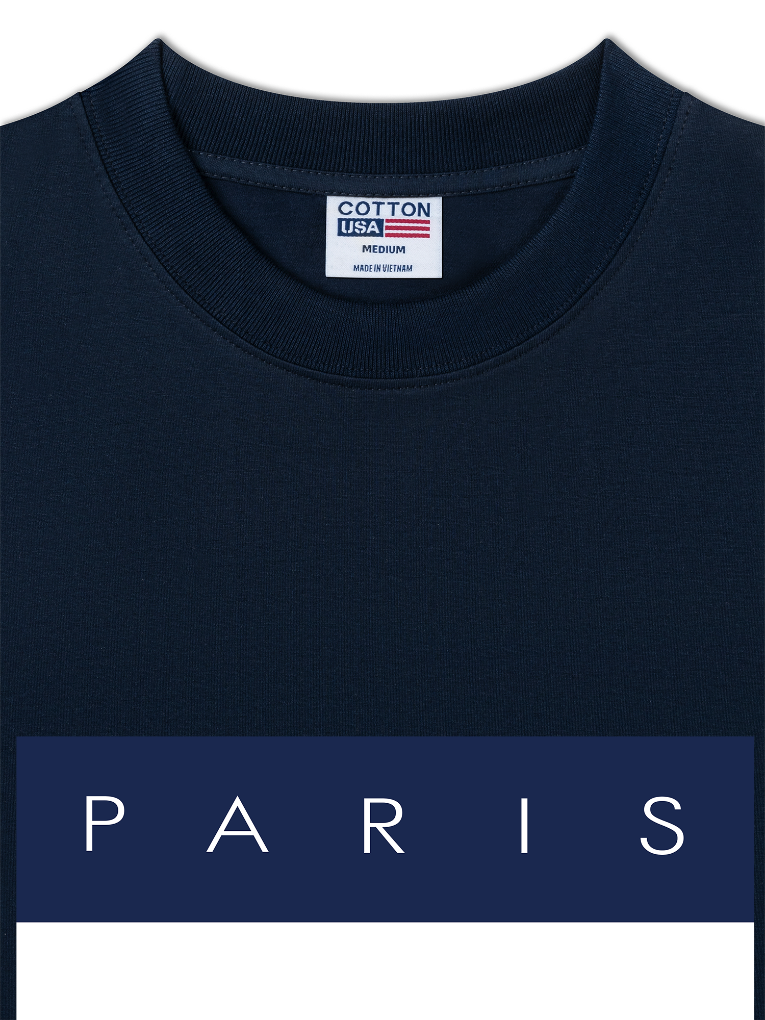 Áo Thun Relaxed Fit Paris France Flag