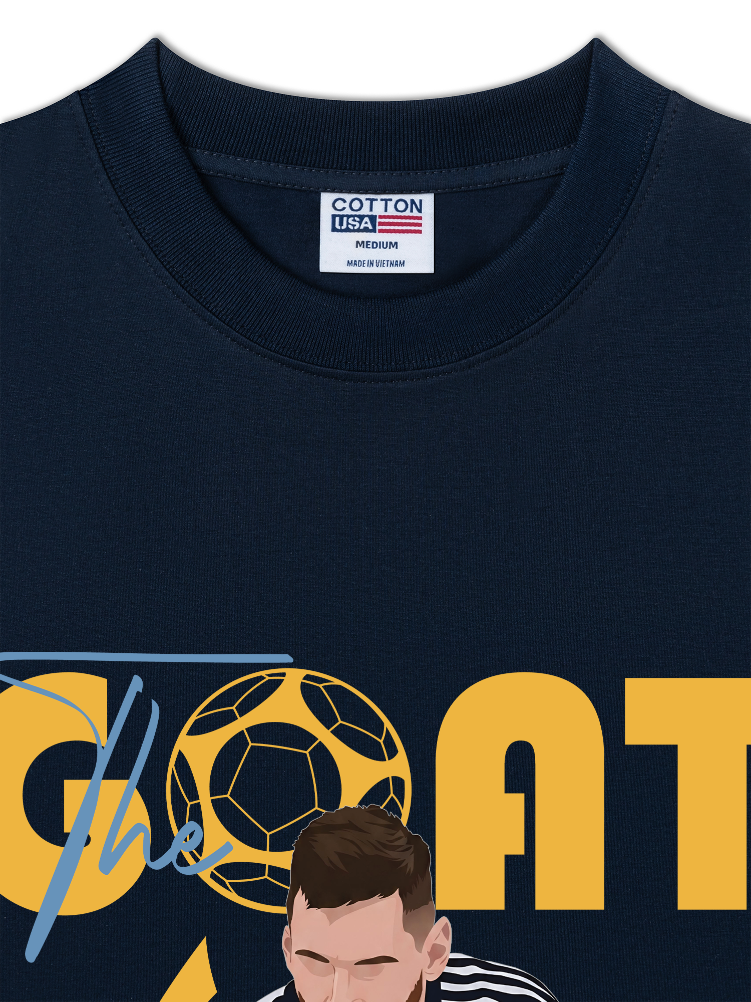 Áo Thun Relaxed Fit Soccer The Goat No 1