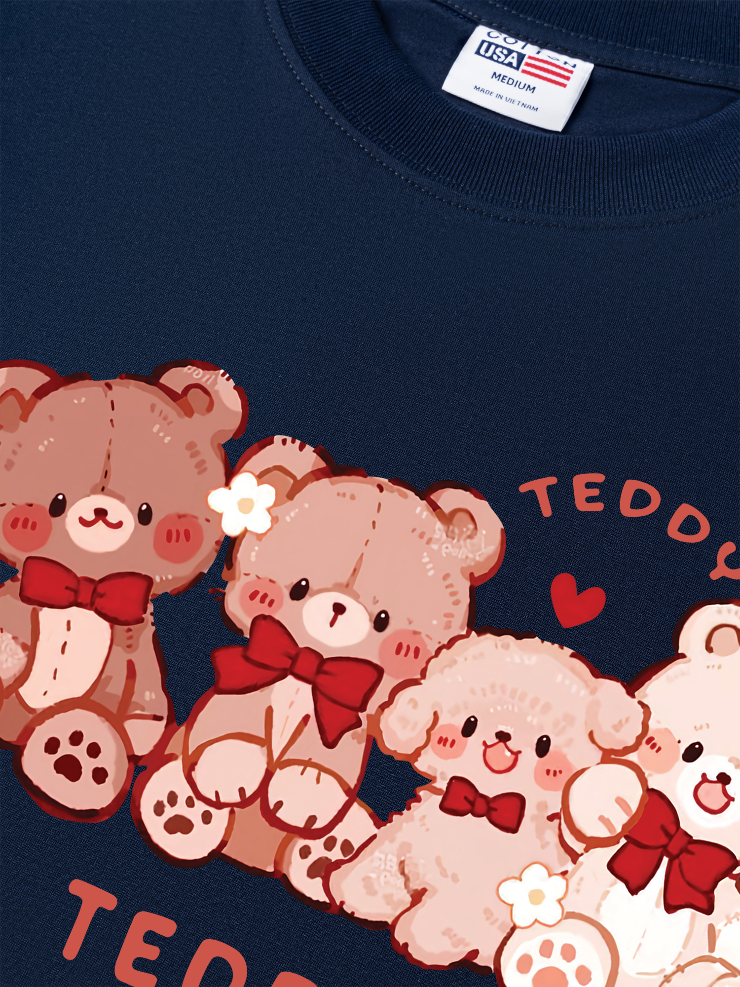 Áo Thun Relaxed Fit Sweet Teddy