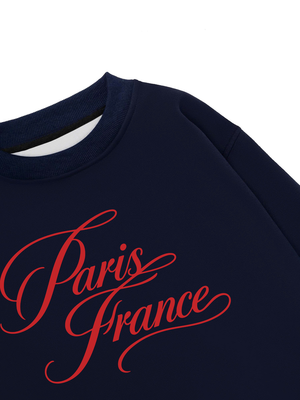 Áo Sweater Nỉ Hai Da Red Paris France