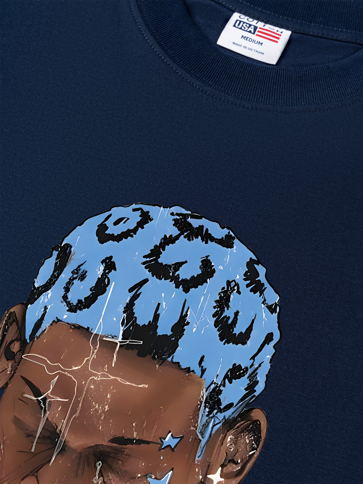 Áo Thun Relaxed Fit Rapper Rodman Bad As I Wanna Be