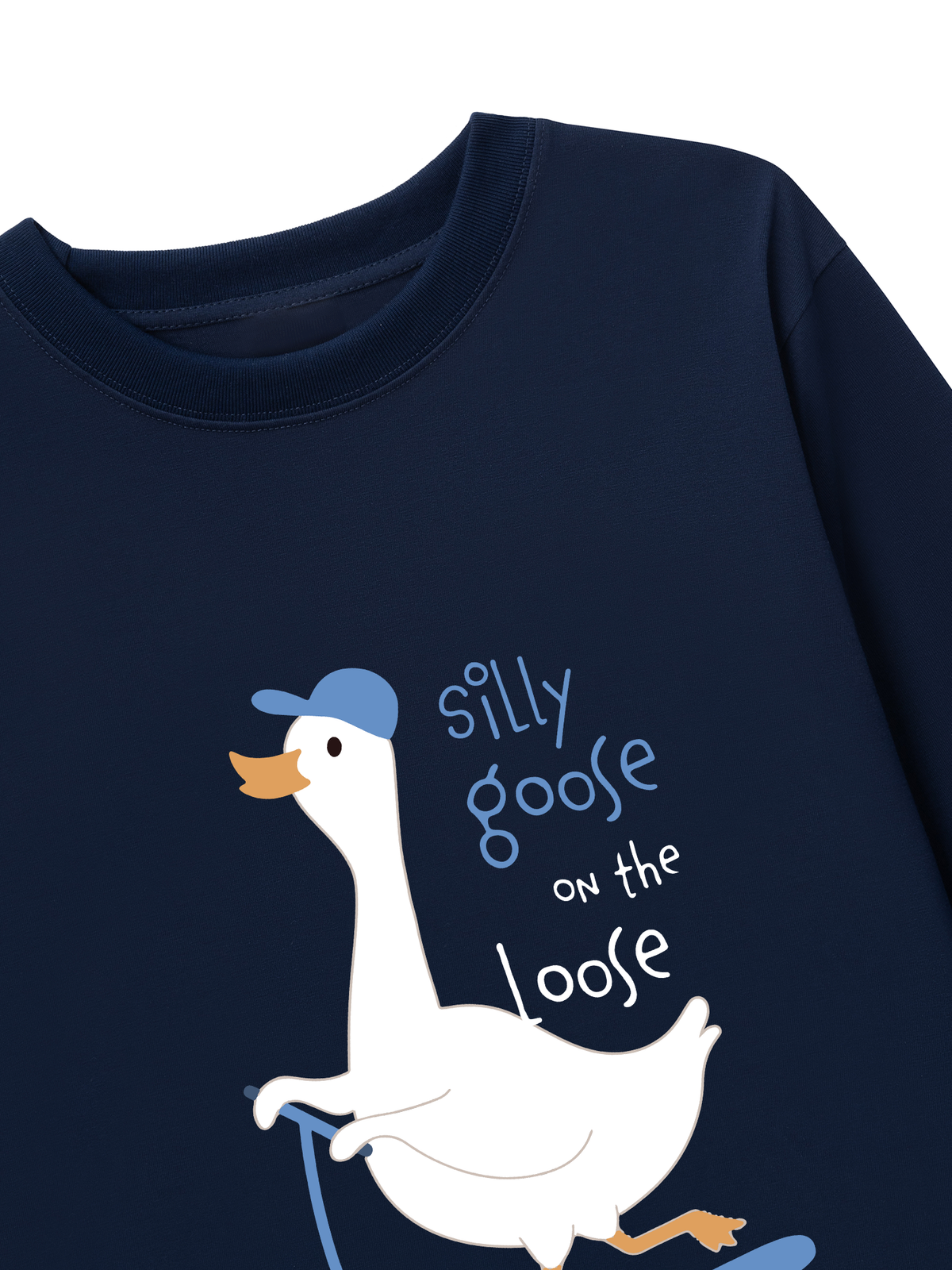 Áo Thun Dài Tay Farm Silly Goose On The Loose