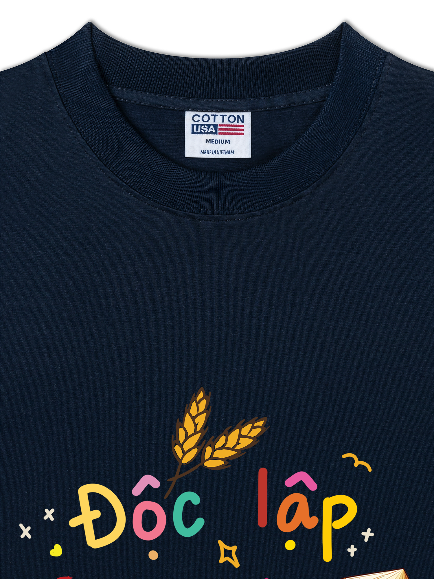 Áo Thun Relaxed Fit Việt Nam Độc Lập - Tự Do - Hạnh Phúc