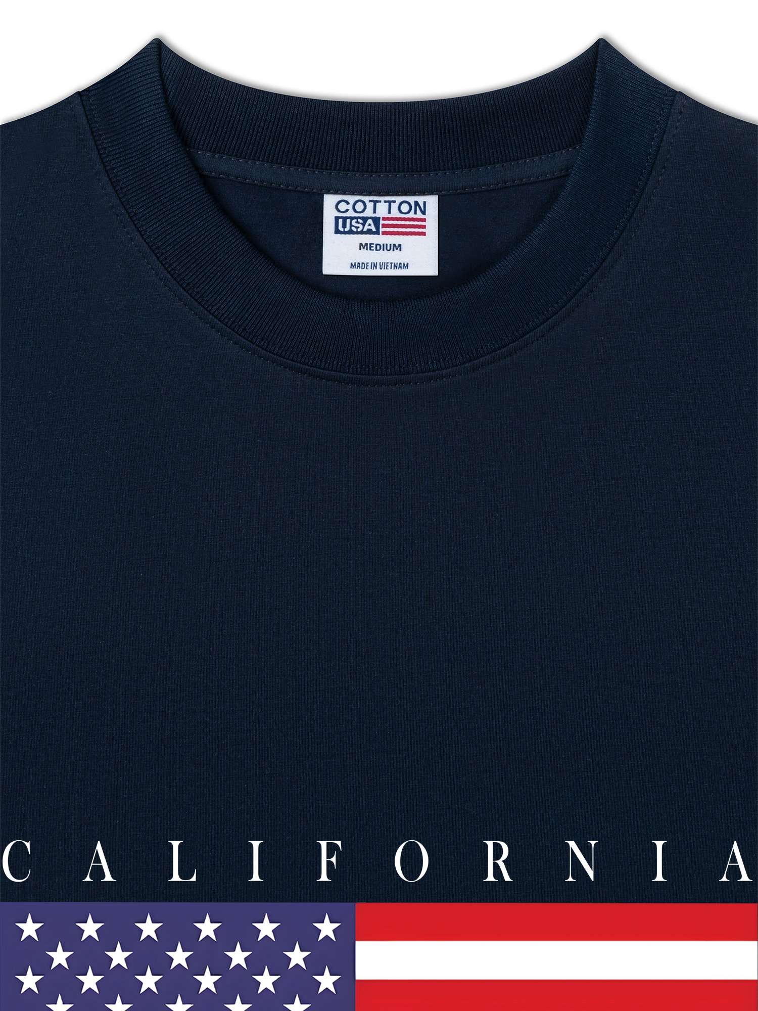 Áo Thun Relaxed Fit USA California Basic Style