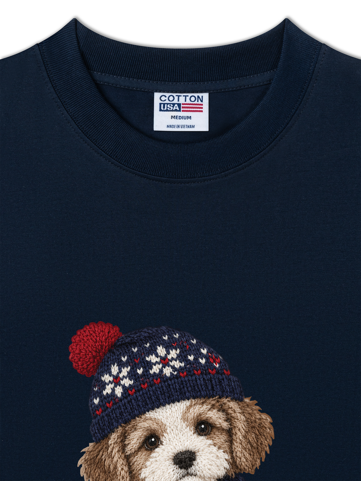 Áo Thun Relaxed Fit Winter Pup