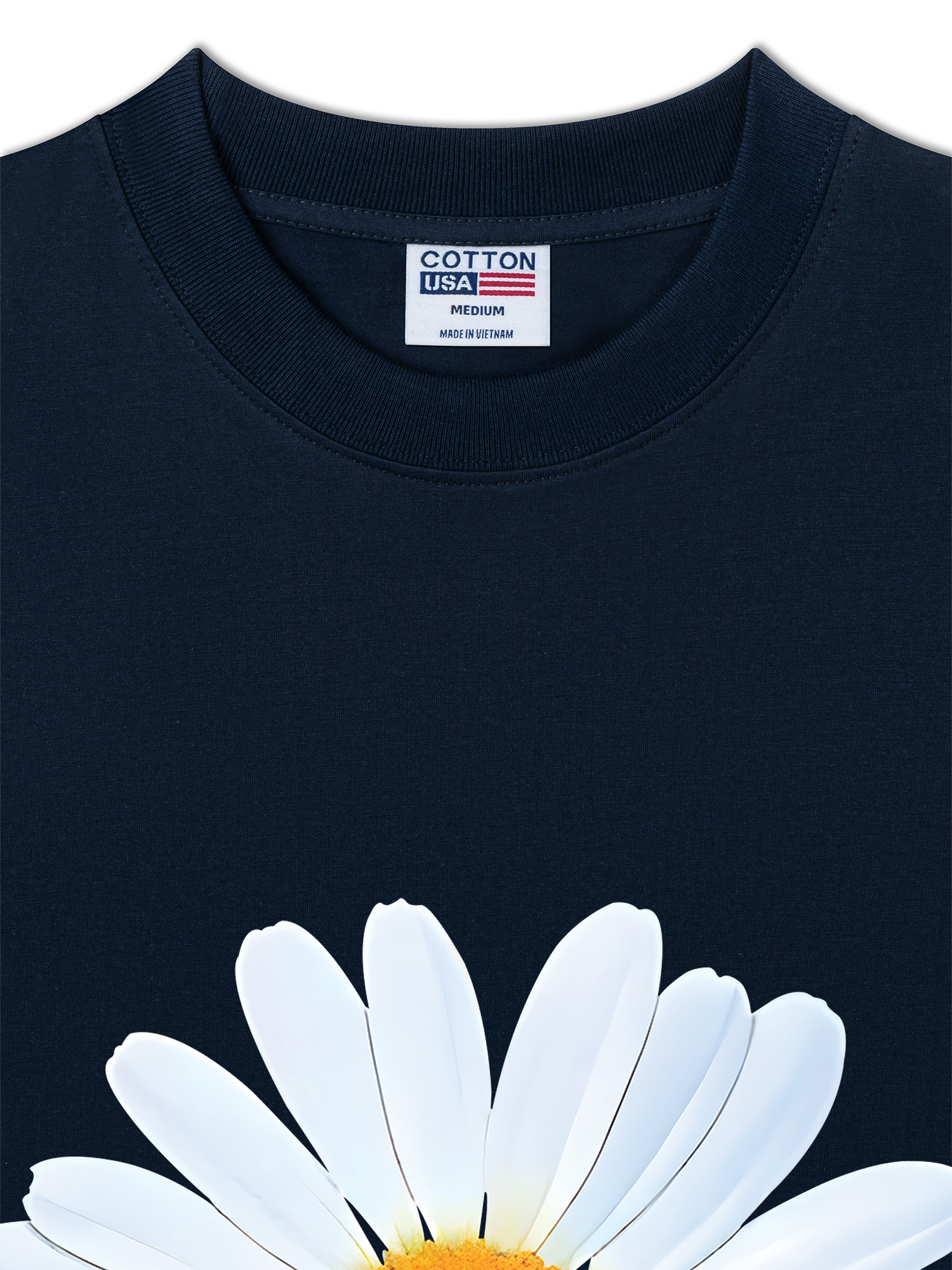 Áo Thun Relaxed Fit Floral Design For VIP Daisy Flower