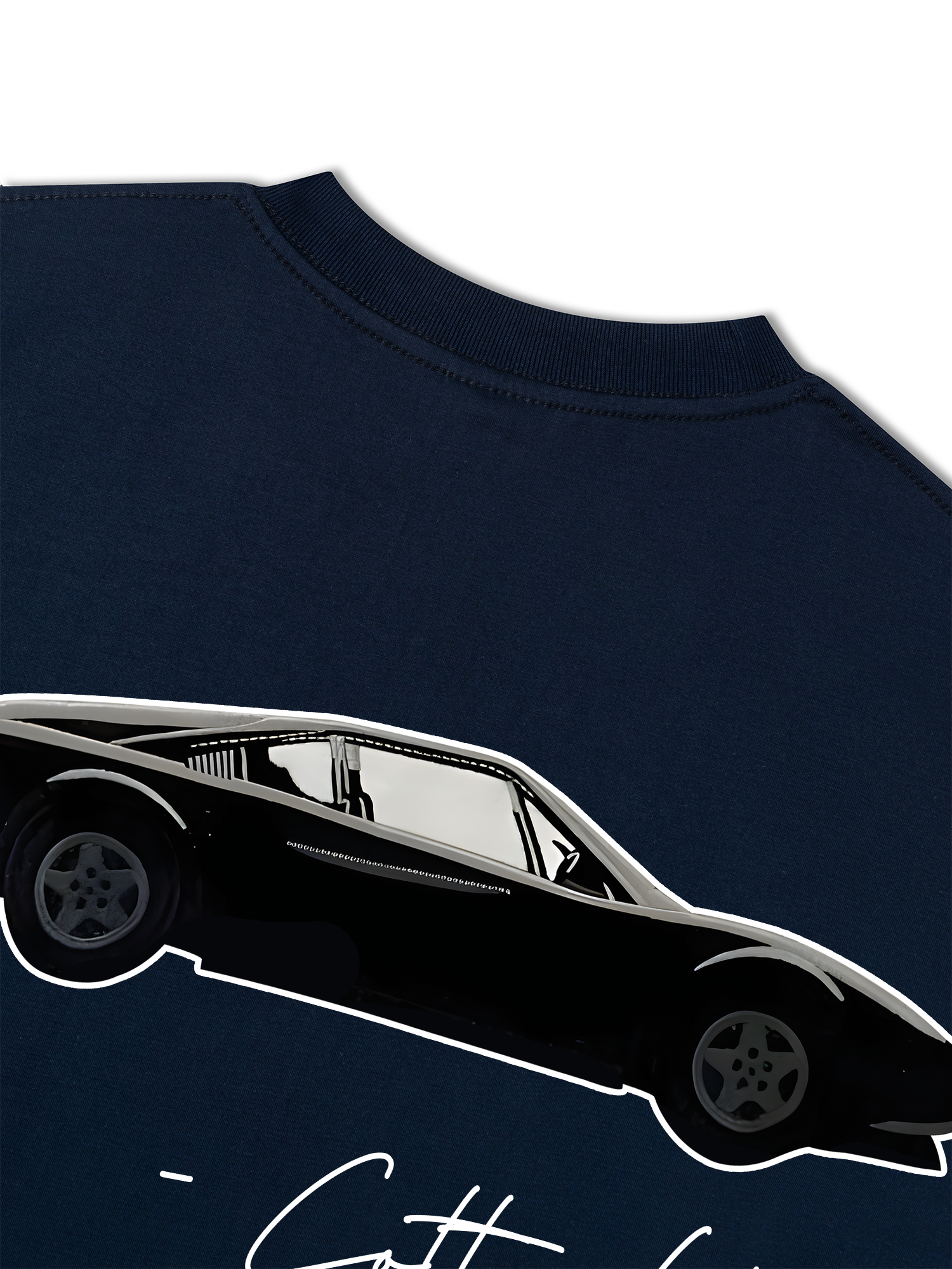 Áo Thun Relaxed Fit Classic Car Black