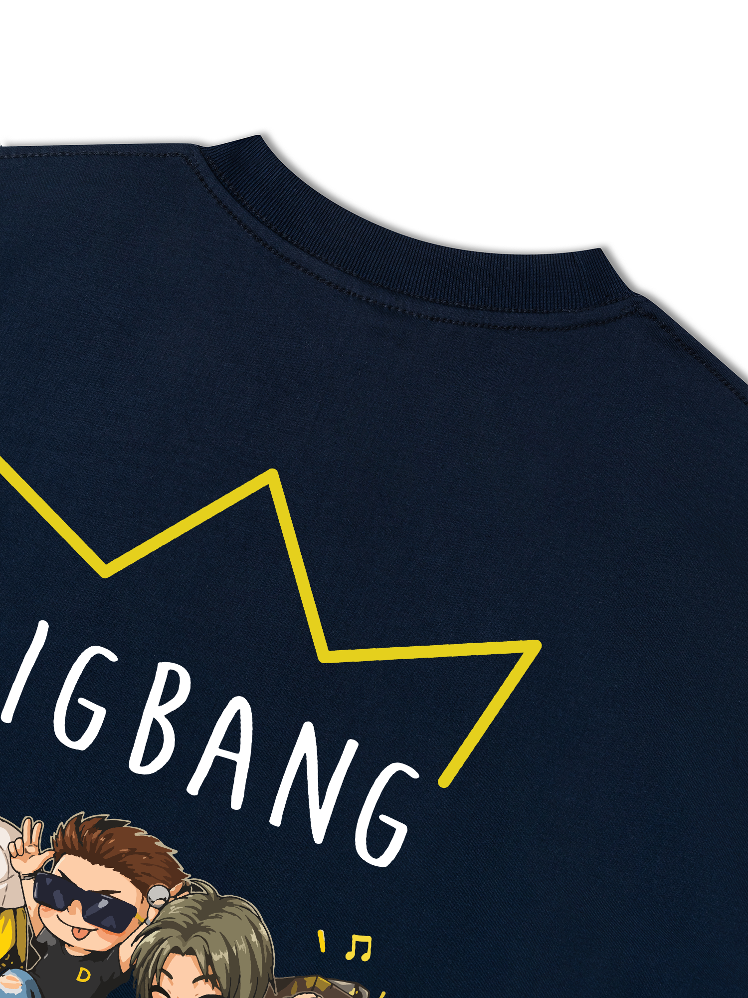 Áo Thun Relaxed Fit Idols Big Bang Chibi Concert