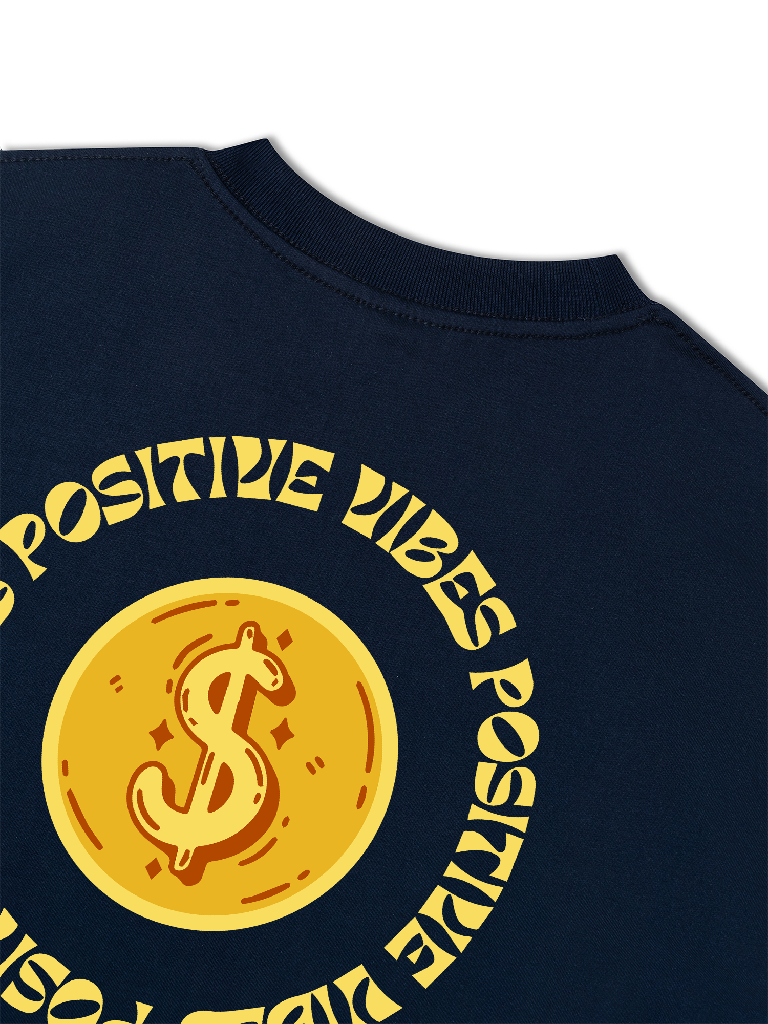 Áo Thun Relaxed Fit Money Positive Vibe