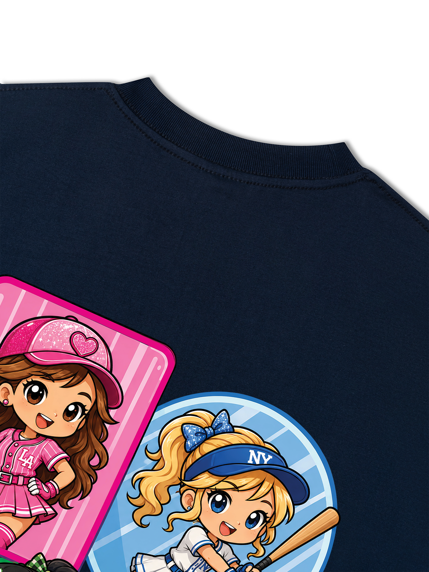 Áo Thun Relaxed Fit Baseball PowerGirl