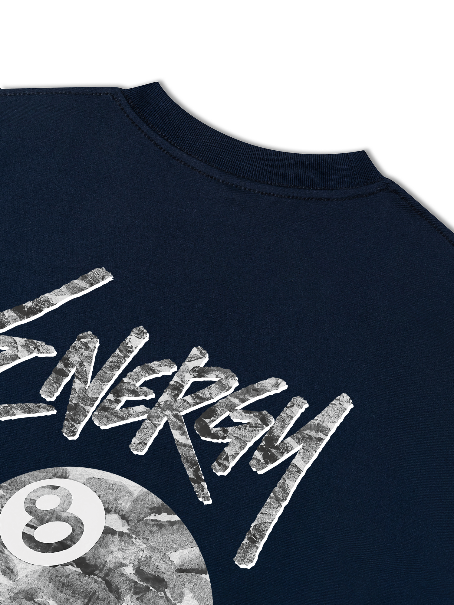 Áo Thun Relaxed Fit Energy Black & White Lucky Kiss