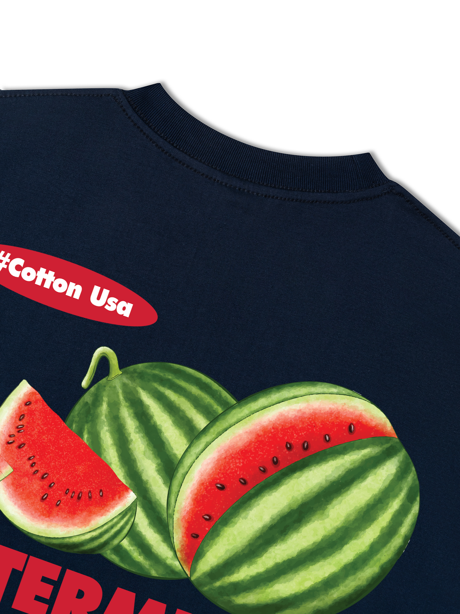 Áo Thun Relaxed Fit Tropical Watermelon Cottonusa