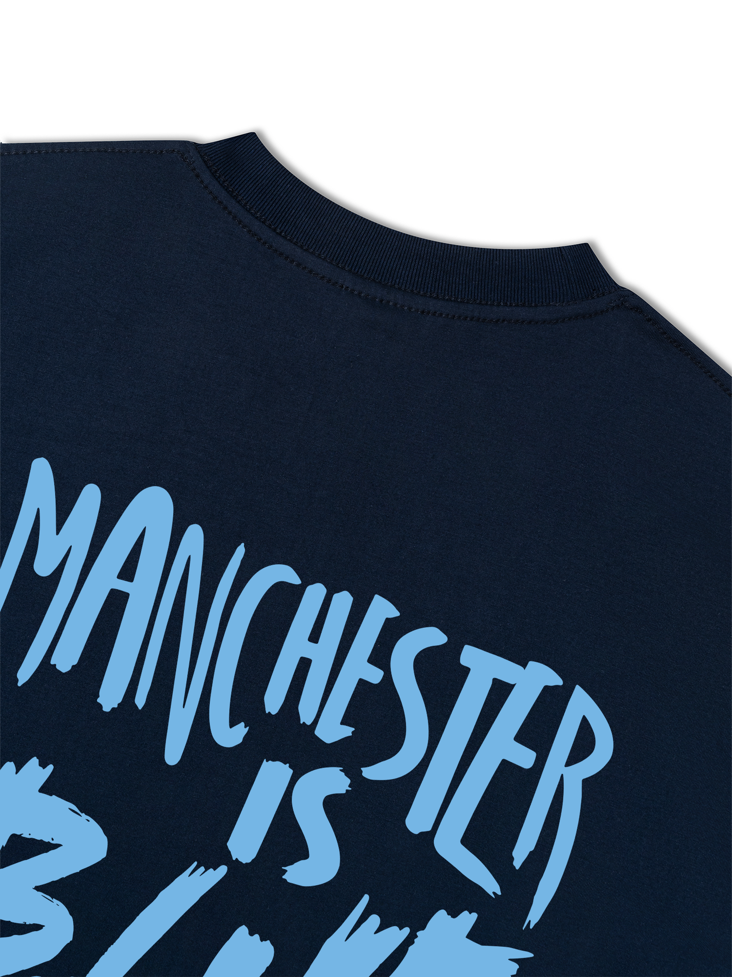Áo Thun Relaxed Fit Soccer Manchester is Blue