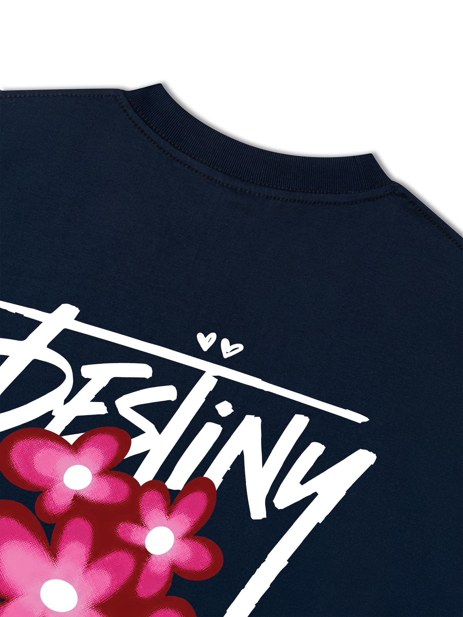 Áo Thun Relaxed Fit Destiny Pink Flower