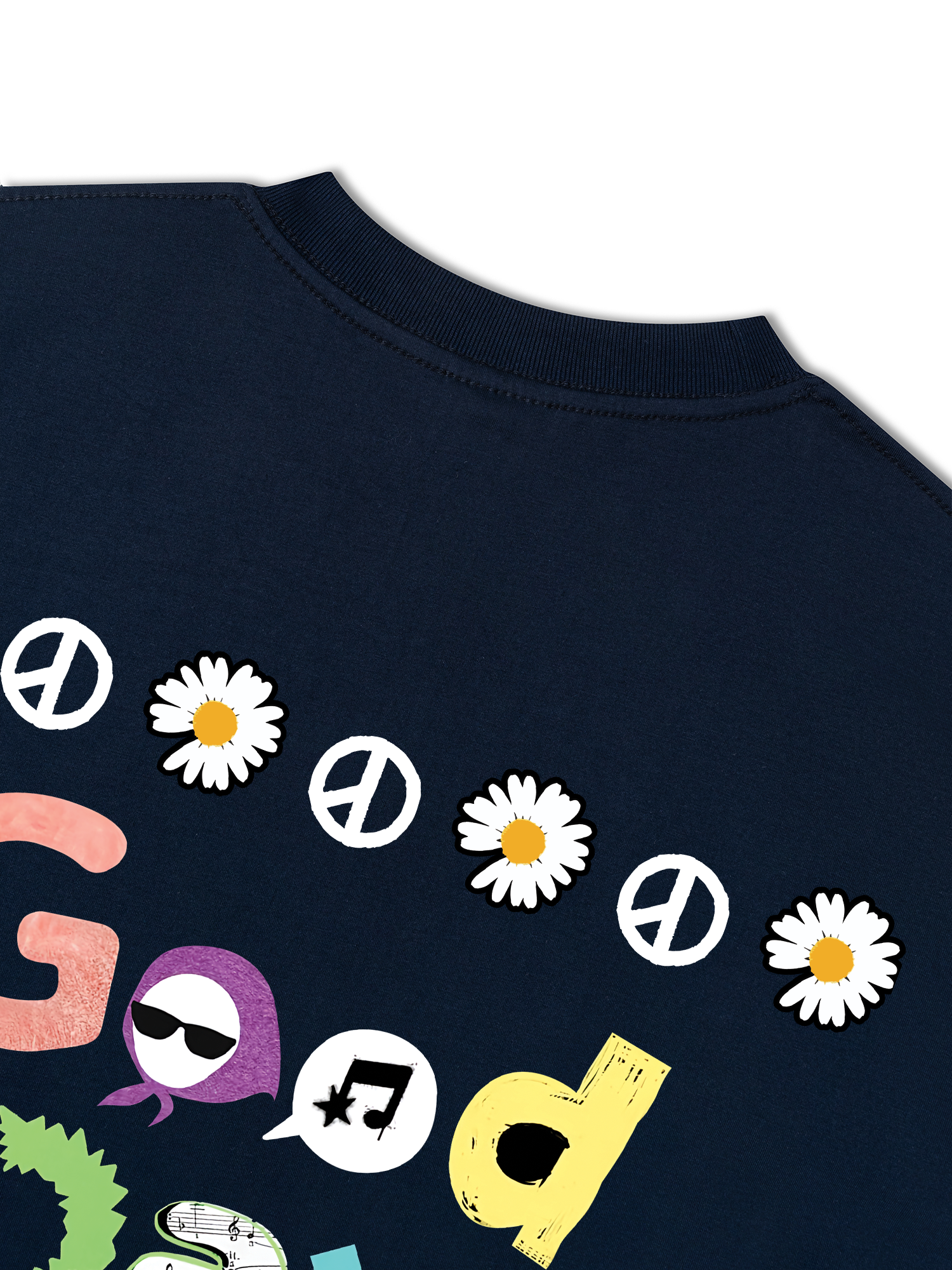 Áo Thun Relaxed Fit Idol G-Dragon Flower Peace Shirt