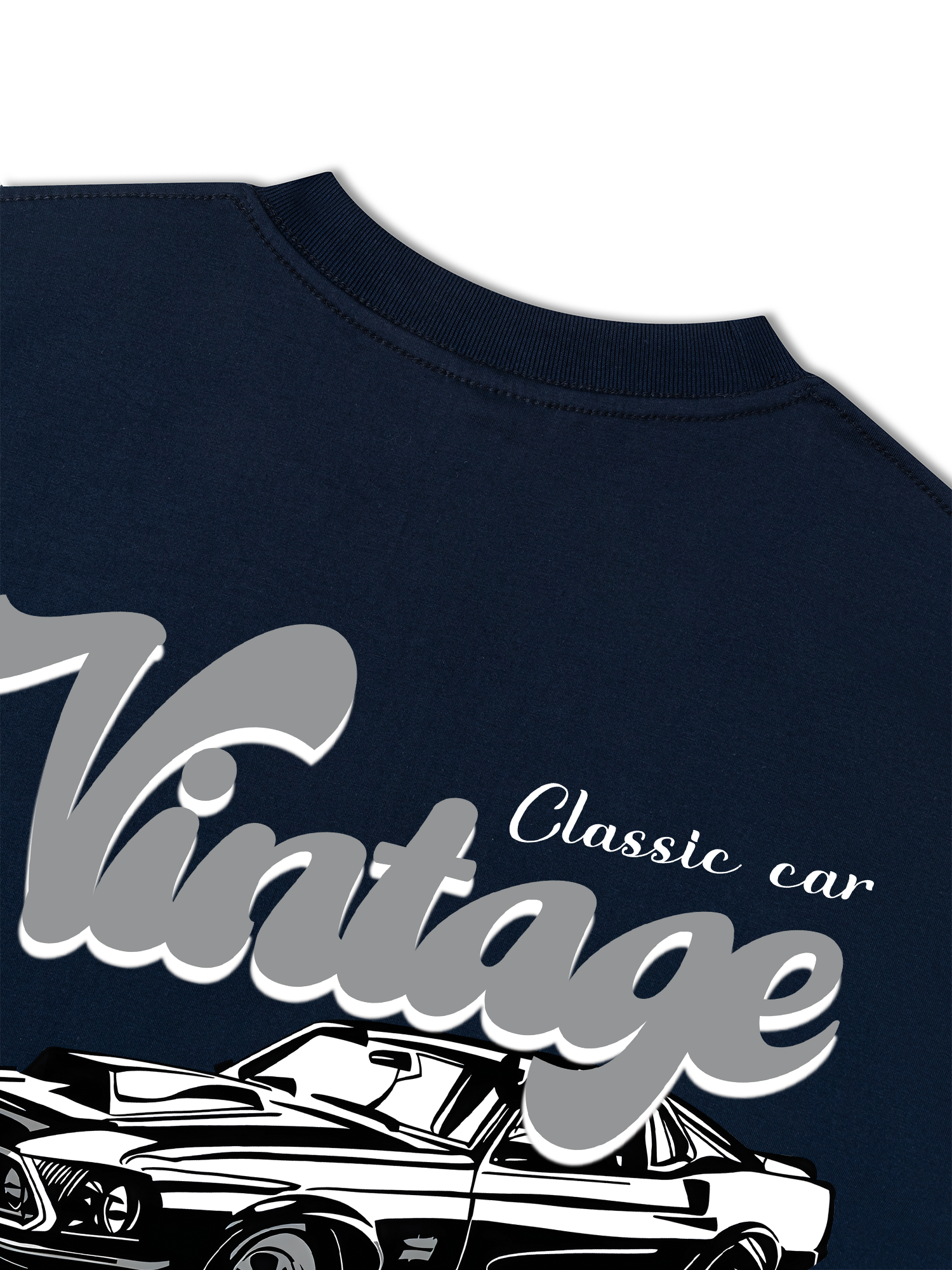 Áo Thun Relaxed Fit Classic Car Vintage