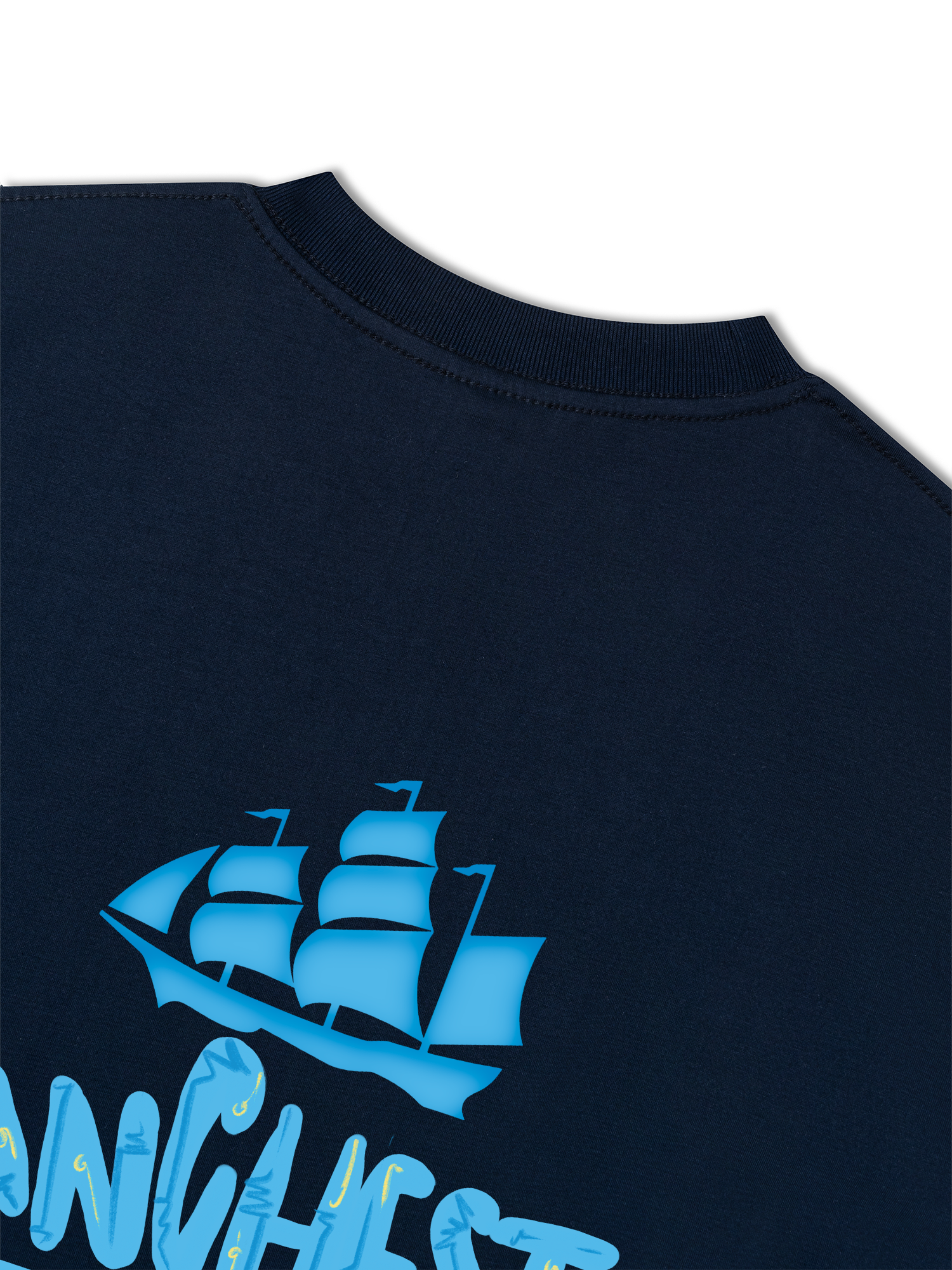 Áo Thun Relaxed Fit Manchester Is Blue Ver 2