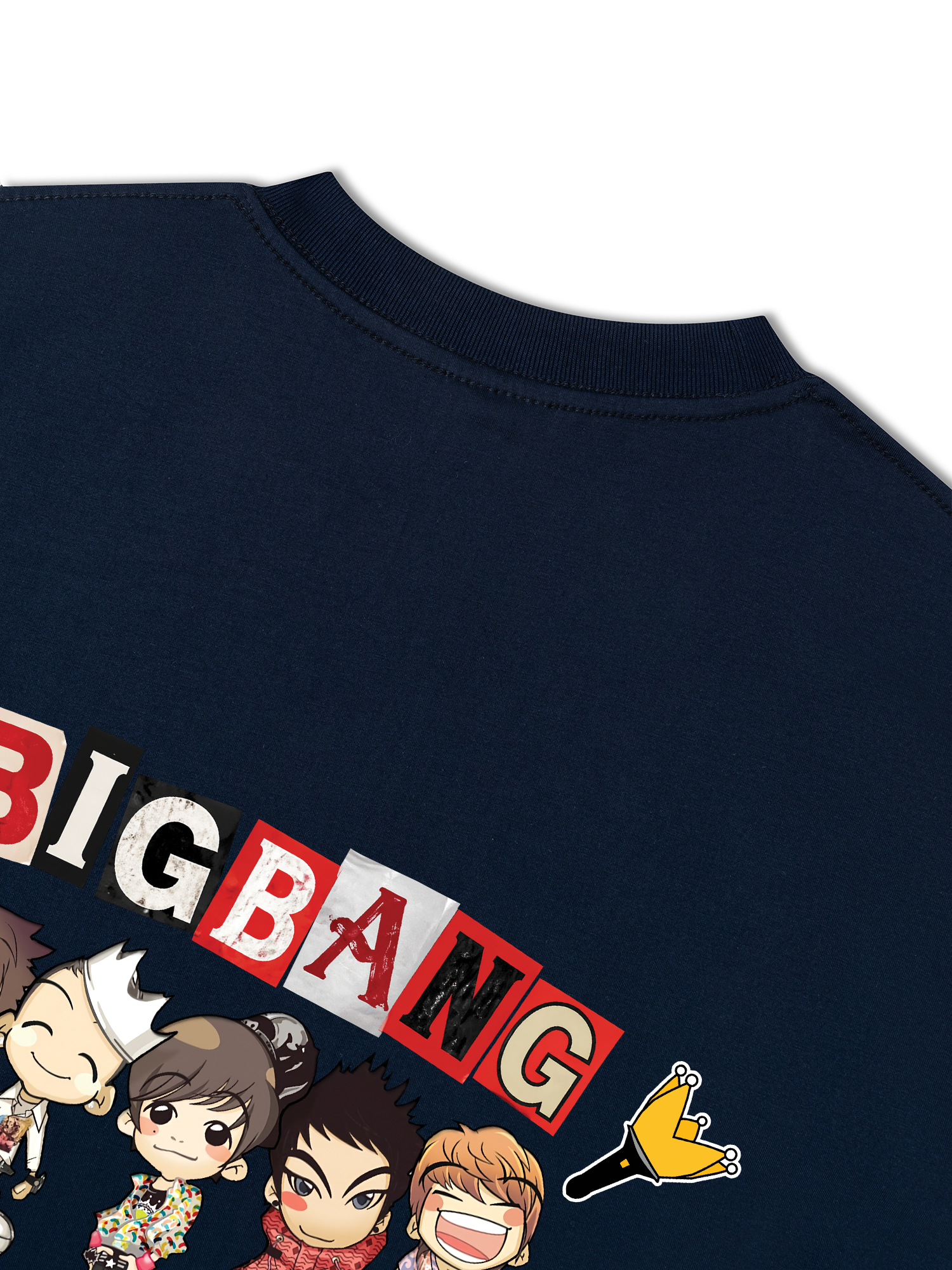 Áo Thun Relaxed Fit Idol Big Bang Futuristic Chrome Graphic Tee