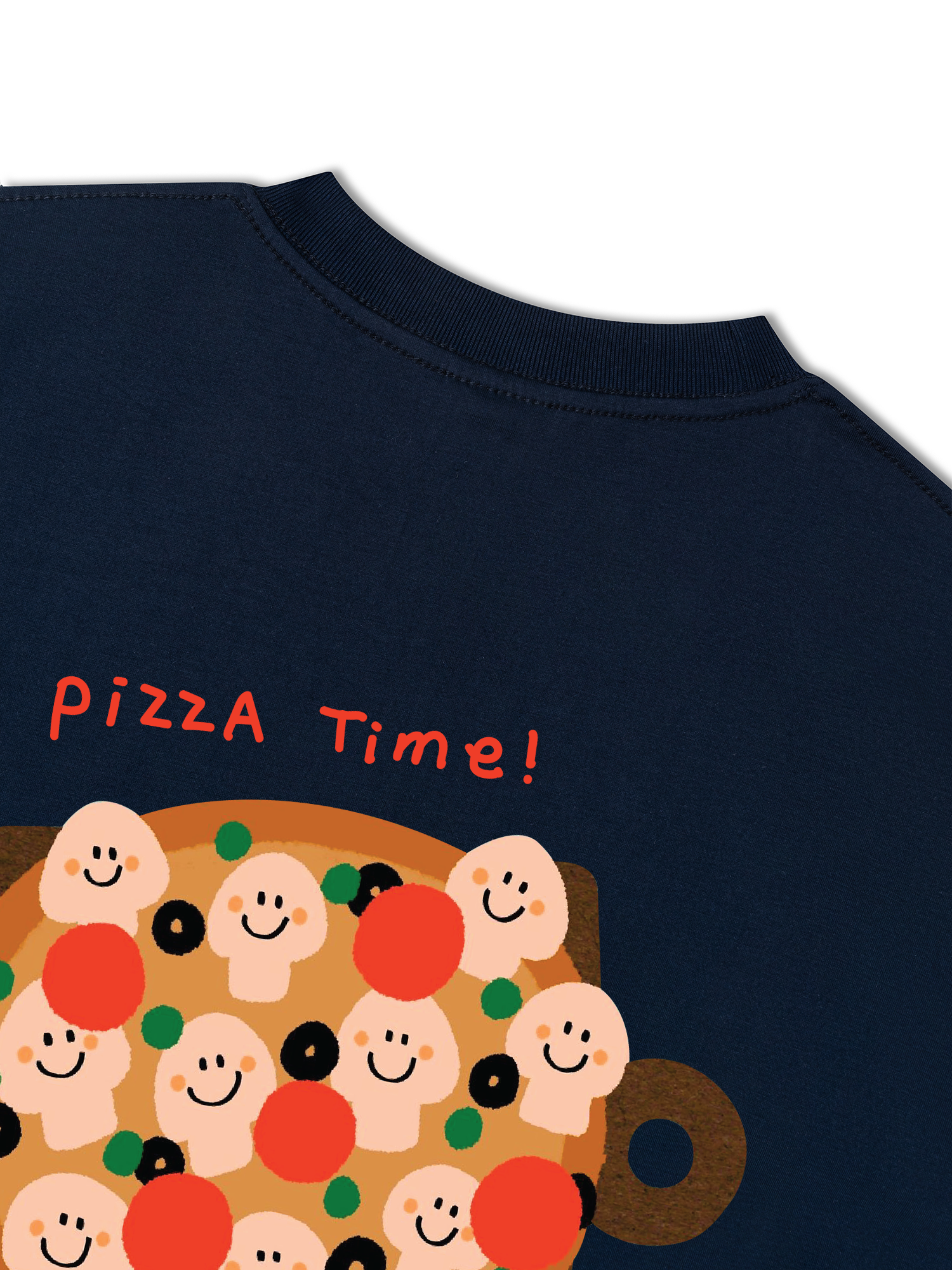 Áo Thun Relaxed Fit Yummy Mood Pizzatime