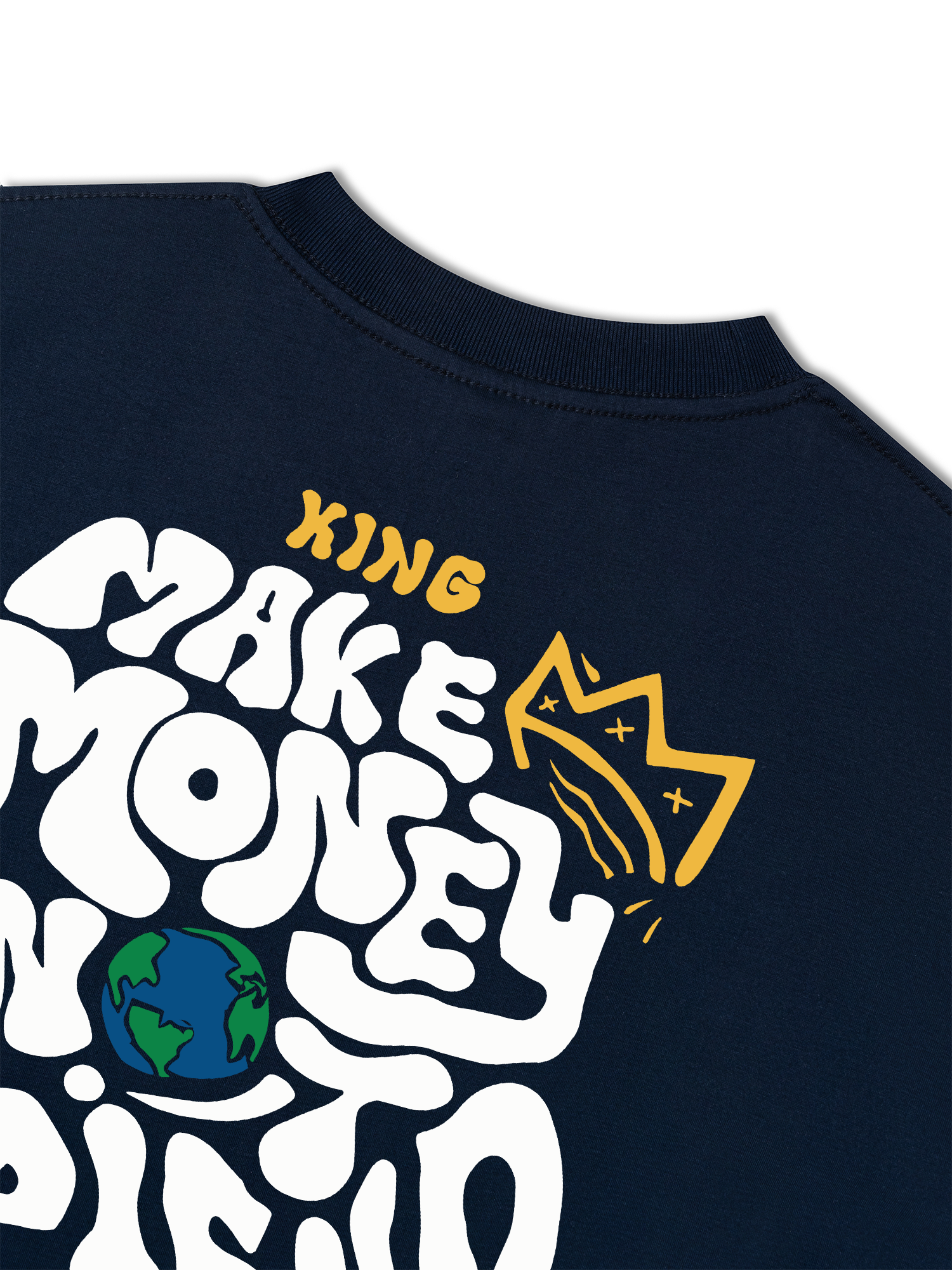 Áo Thun Relaxed Fit Money King Make Not Friend