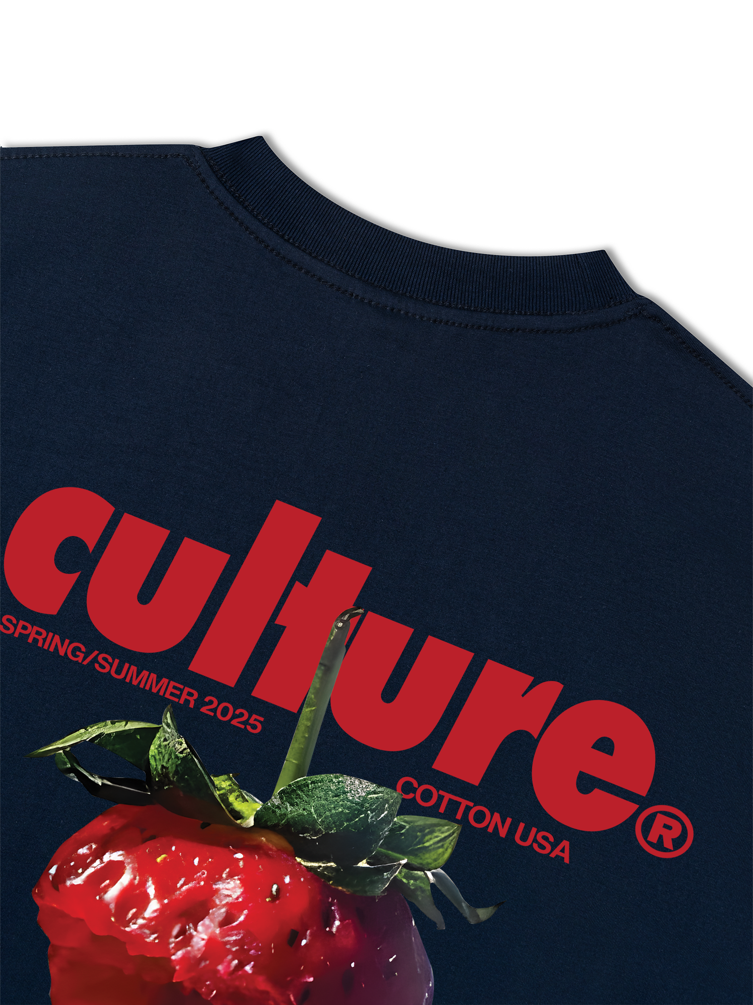 Áo Thun Relaxed Fit Tropical Culture Strawberry