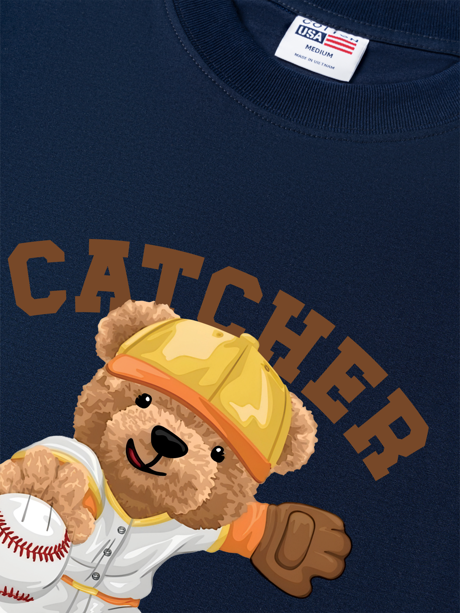 Áo Thun Relaxed Fit Baseball Catcher