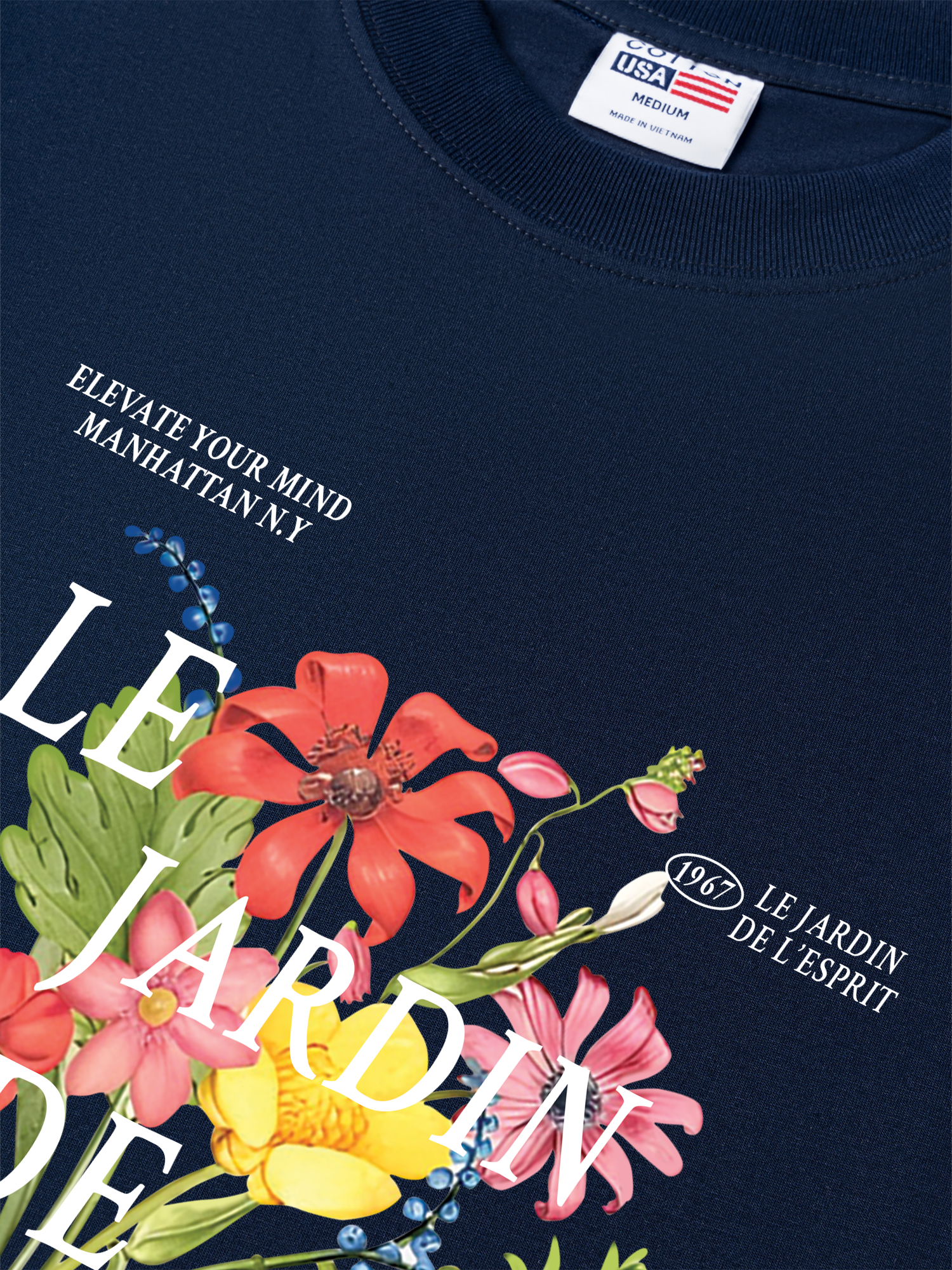 Áo Thun Relaxed Fit Floral Authentic