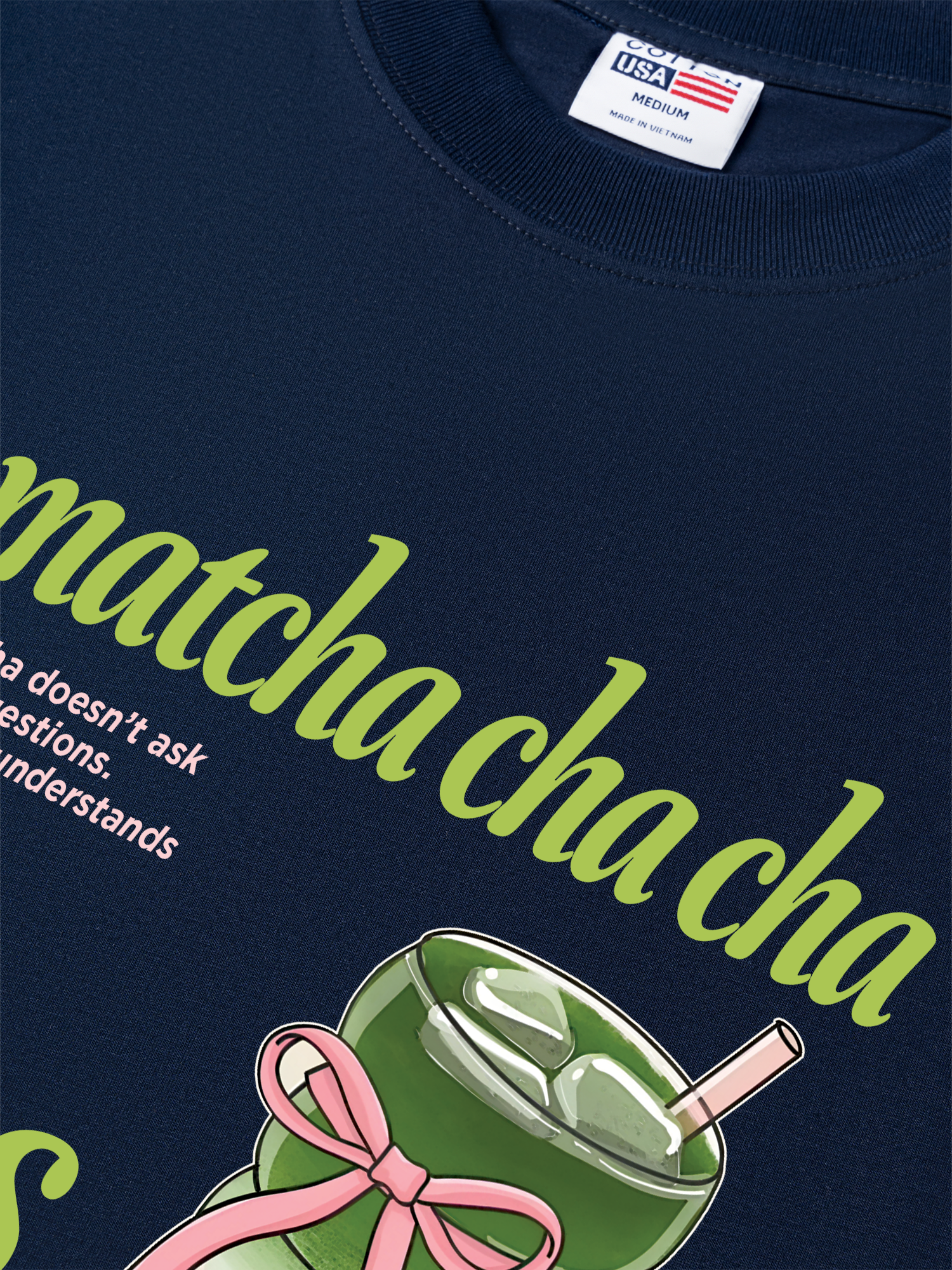 Áo Thun Relaxed Fit Daily Cup Matcha Understand