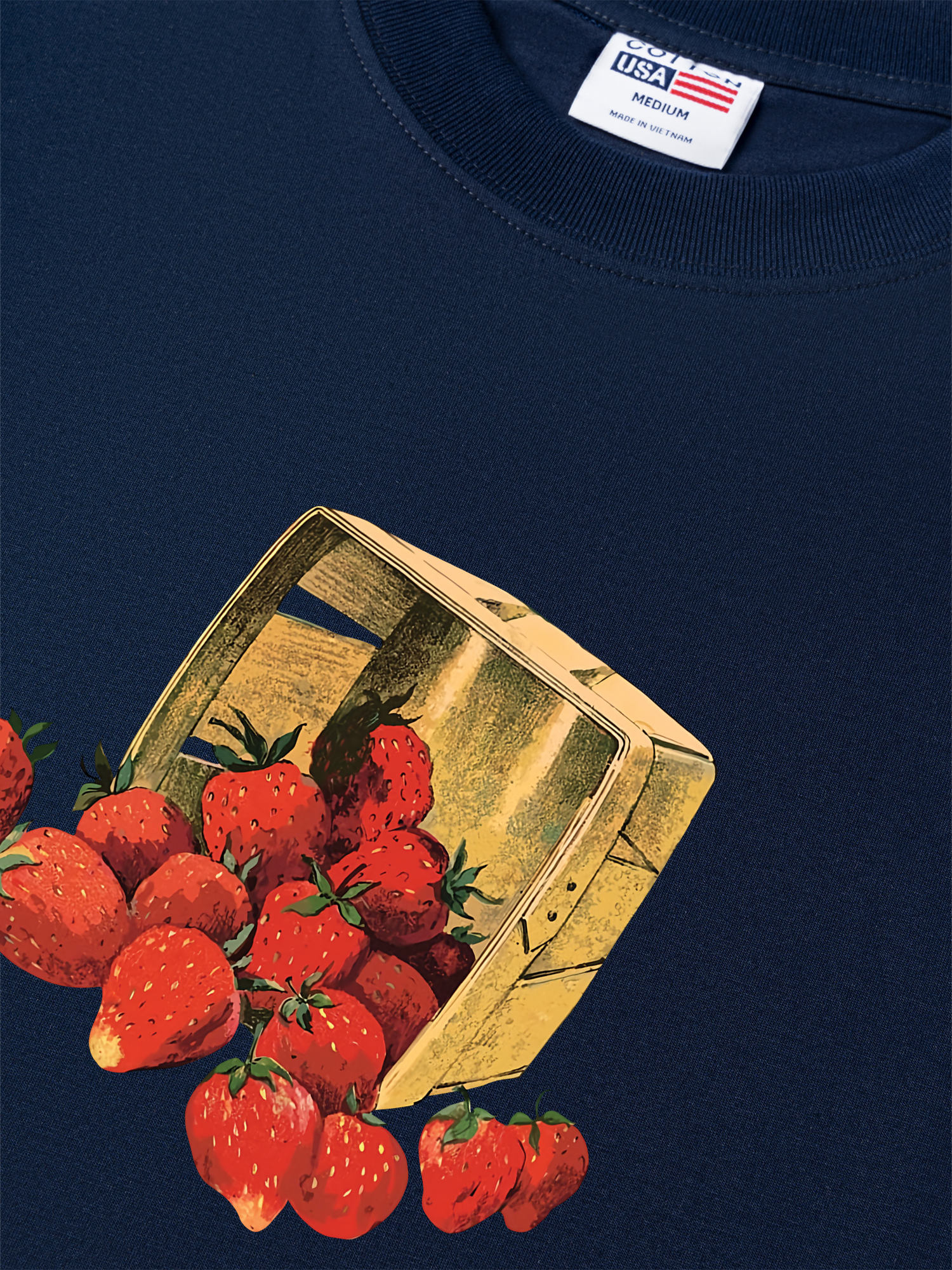 Áo Thun Relaxed Fit Tropical Strawberry