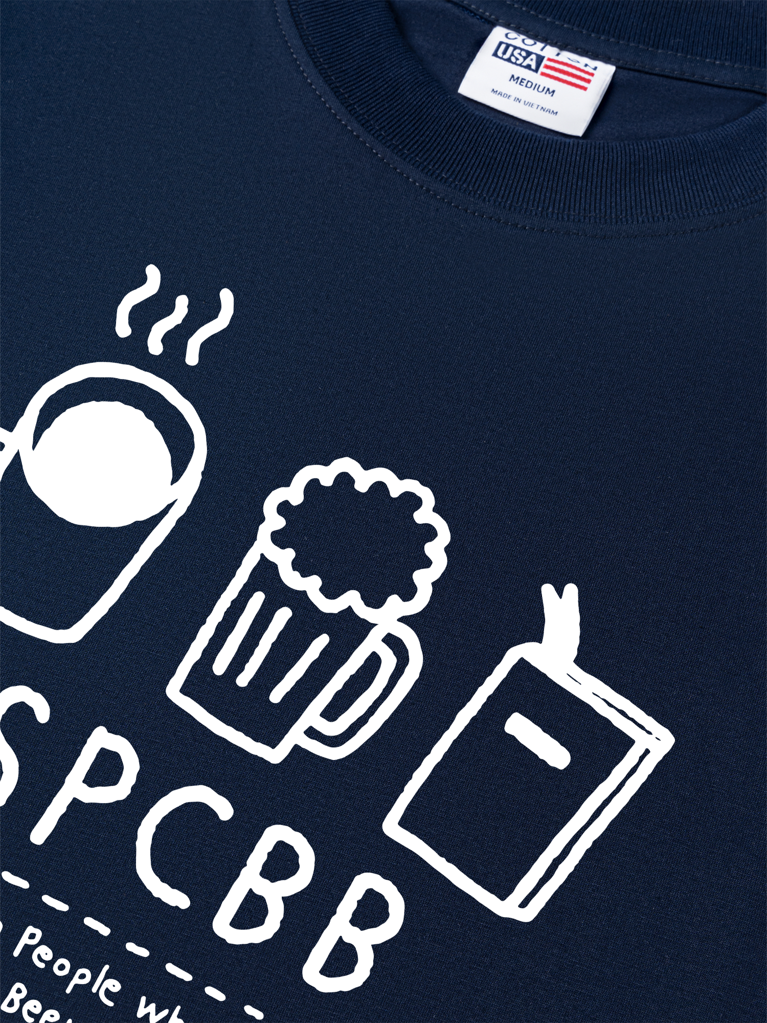 Áo Thun Relaxed Fit Daily Cup Selfish People Who Love Coffee Beer And Book