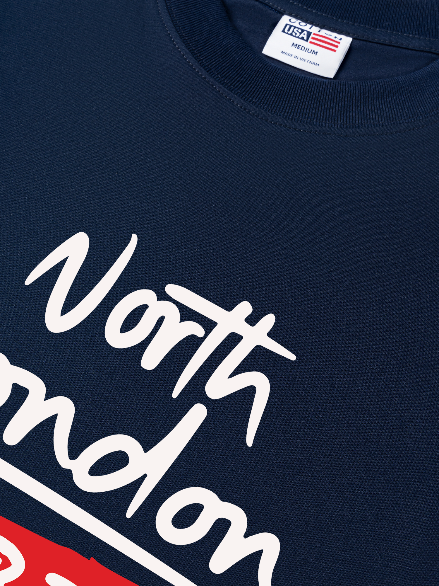 Áo Thun Relaxed Fit Soccer North London Is Red