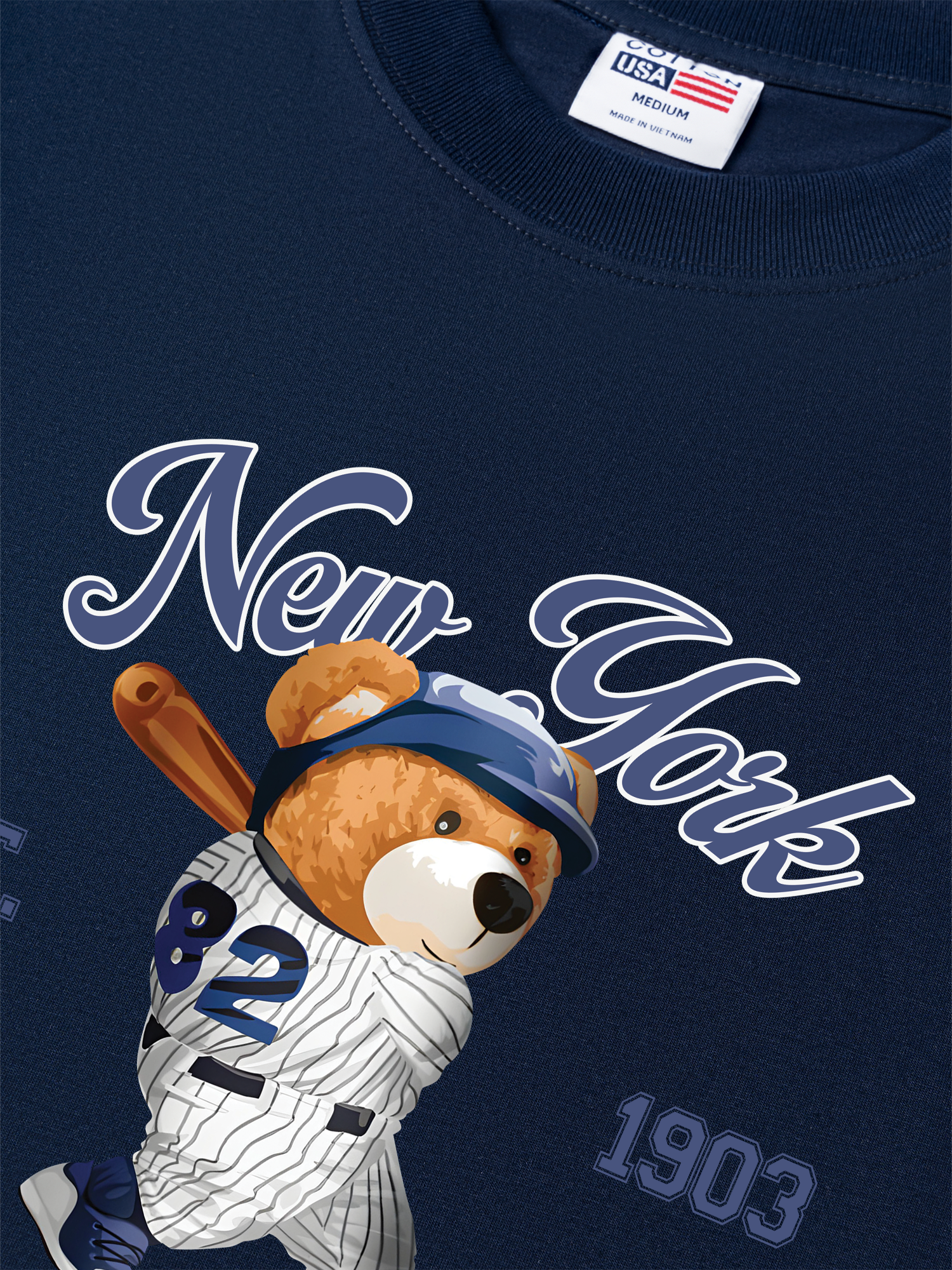 Áo Thun Relaxed Fit New York Baseball