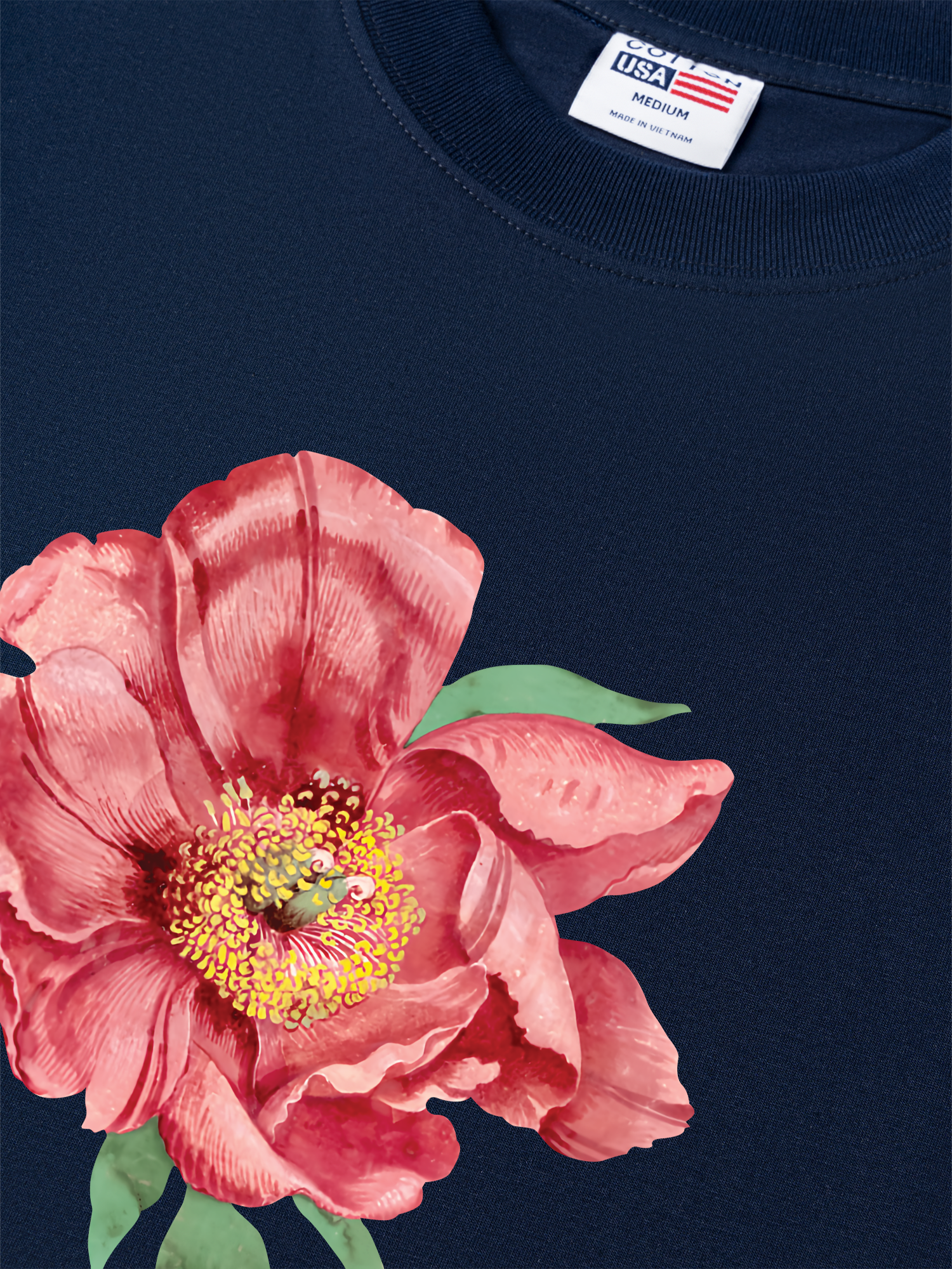 Áo Thun Relaxed Fit Tropical Bloom Like a Peony