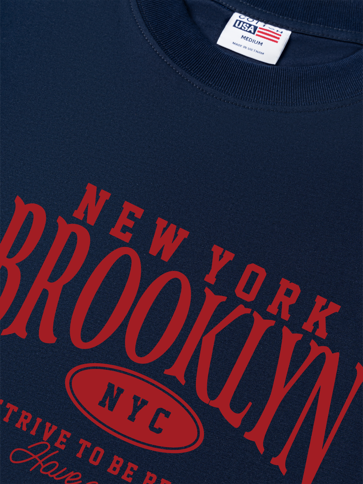 Áo Thun Relaxed Fit City New York Brooklyn